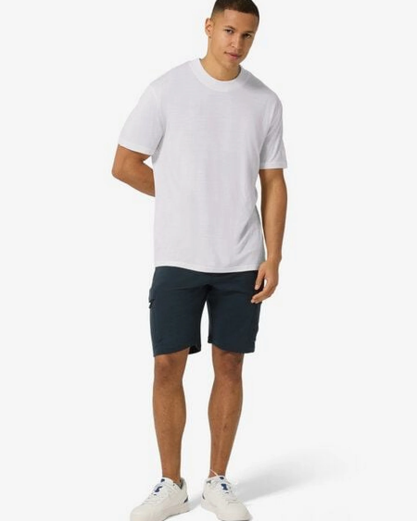 super.natural T-Shirt CASUAL RIB BIO J TEE für Herren, nachhaltig, Merino – Ansicht 3