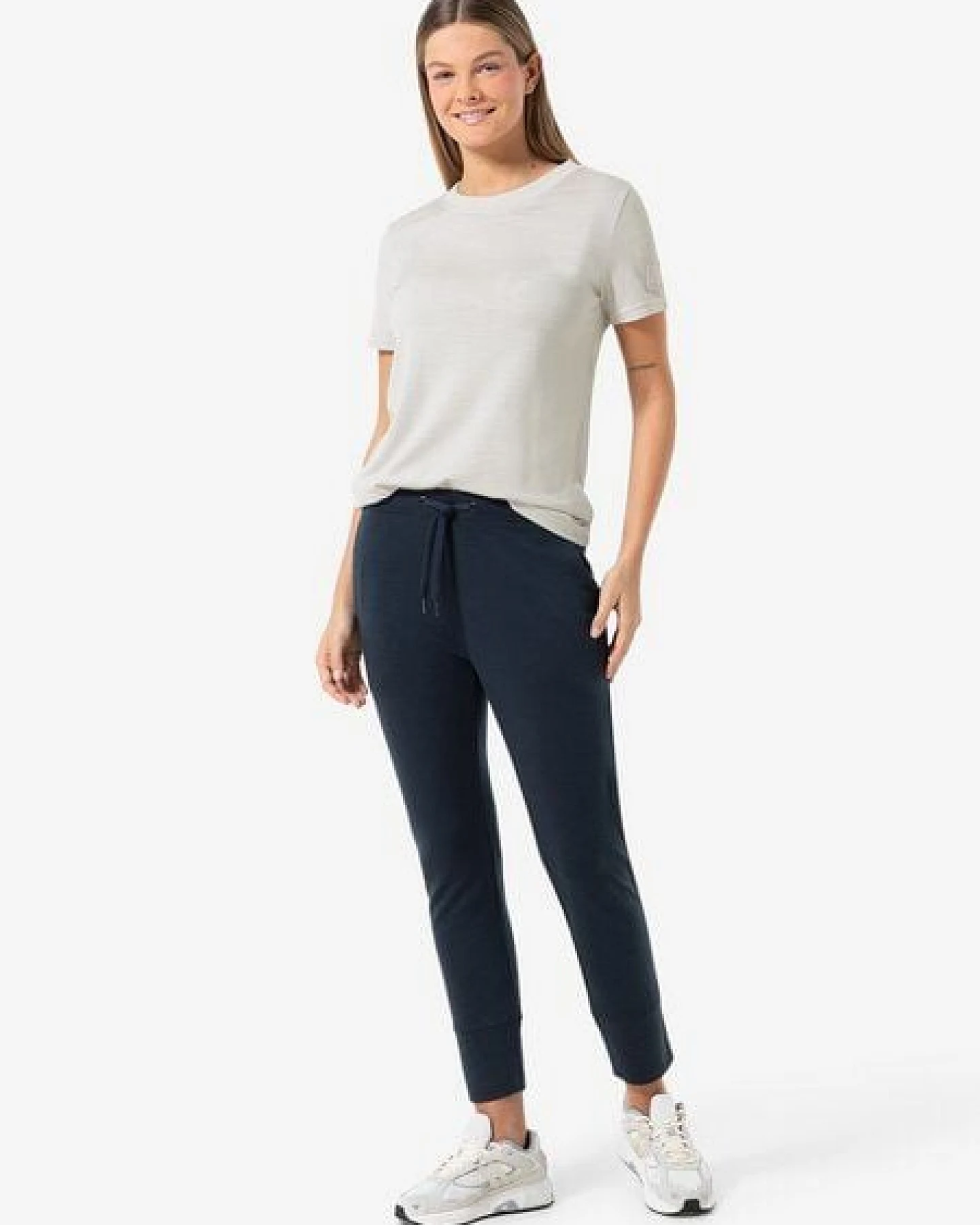 super.natural T-Shirt CASUAL RIB BIO J TEE für Damen, nachhaltig, Merino – Ansicht 3