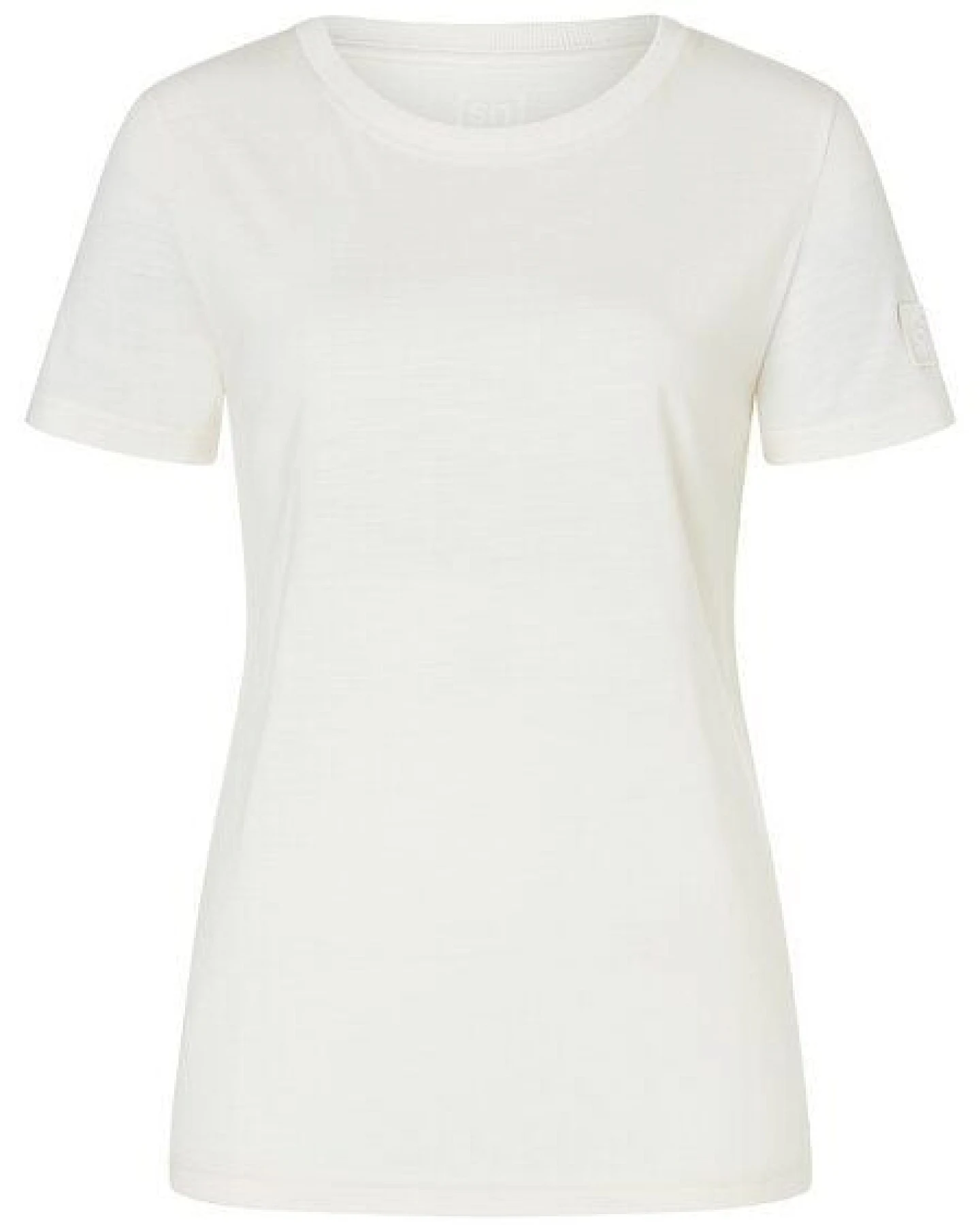 super.natural T-Shirt CASUAL RIB BIO J TEE für Damen, nachhaltig, Merino – Ansicht 4