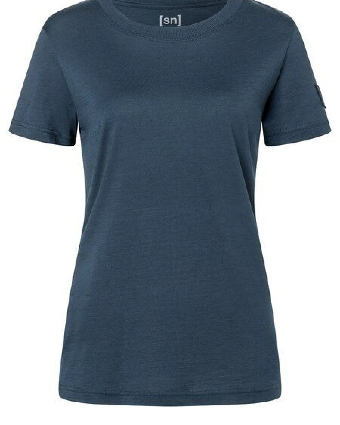 super.natural T-Shirt CASUAL RIB BIO J TEE für Damen, nachhaltig, Merino – Ansicht 3