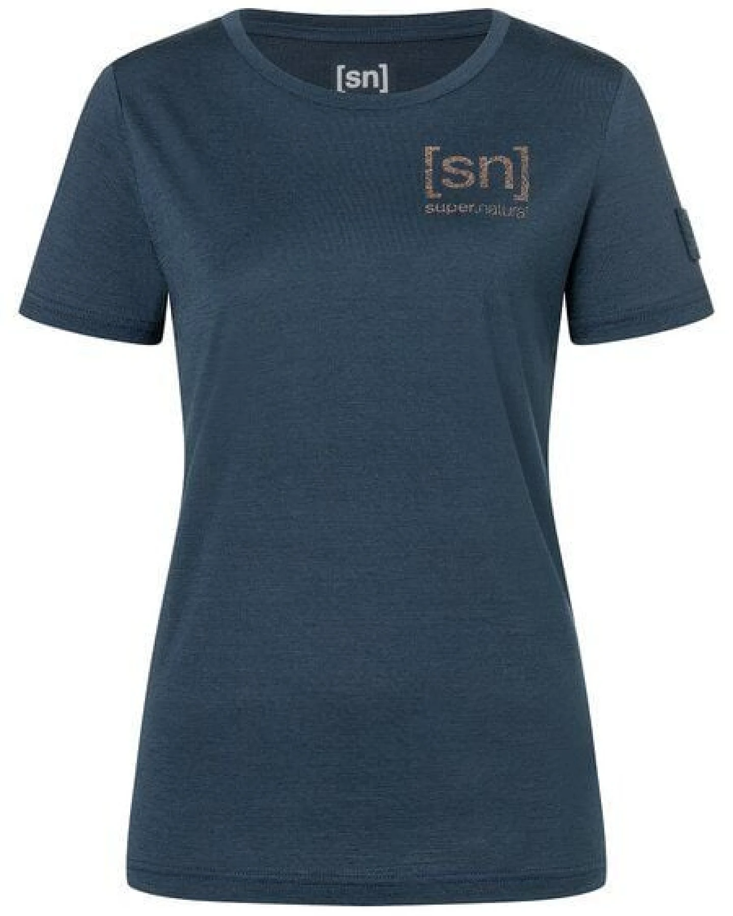 super.natural T-Shirt LOGO LINES BIO J TEE für Damen, nachhaltig, Merino – Ansicht 3