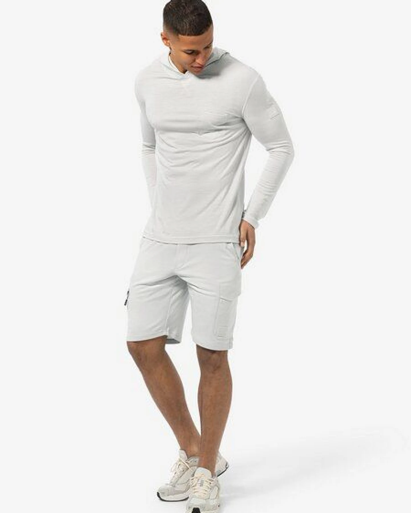 super.natural Kapuzenlongsleeve LIGHT BIO J HOODIE für Herren, nachhaltig, Merino – Ansicht 2