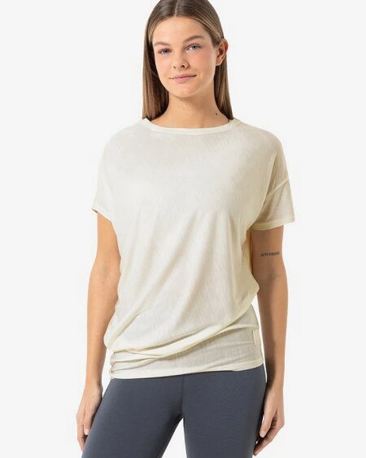 super.natural T-Shirt YOGA LOOSE BIO J TEE für Damen, nachhaltig, Merino