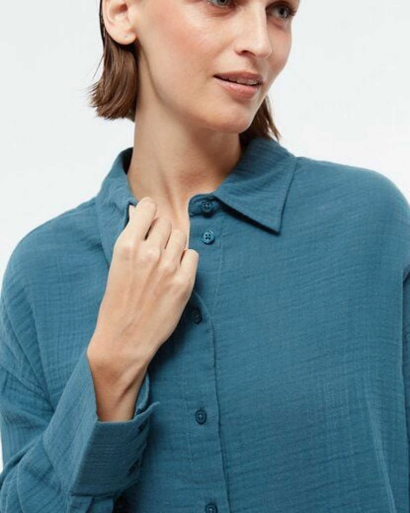 Givn Berlin Bluse GBCOSIMA oversize aus Bio-Baumwolle – Ansicht 4