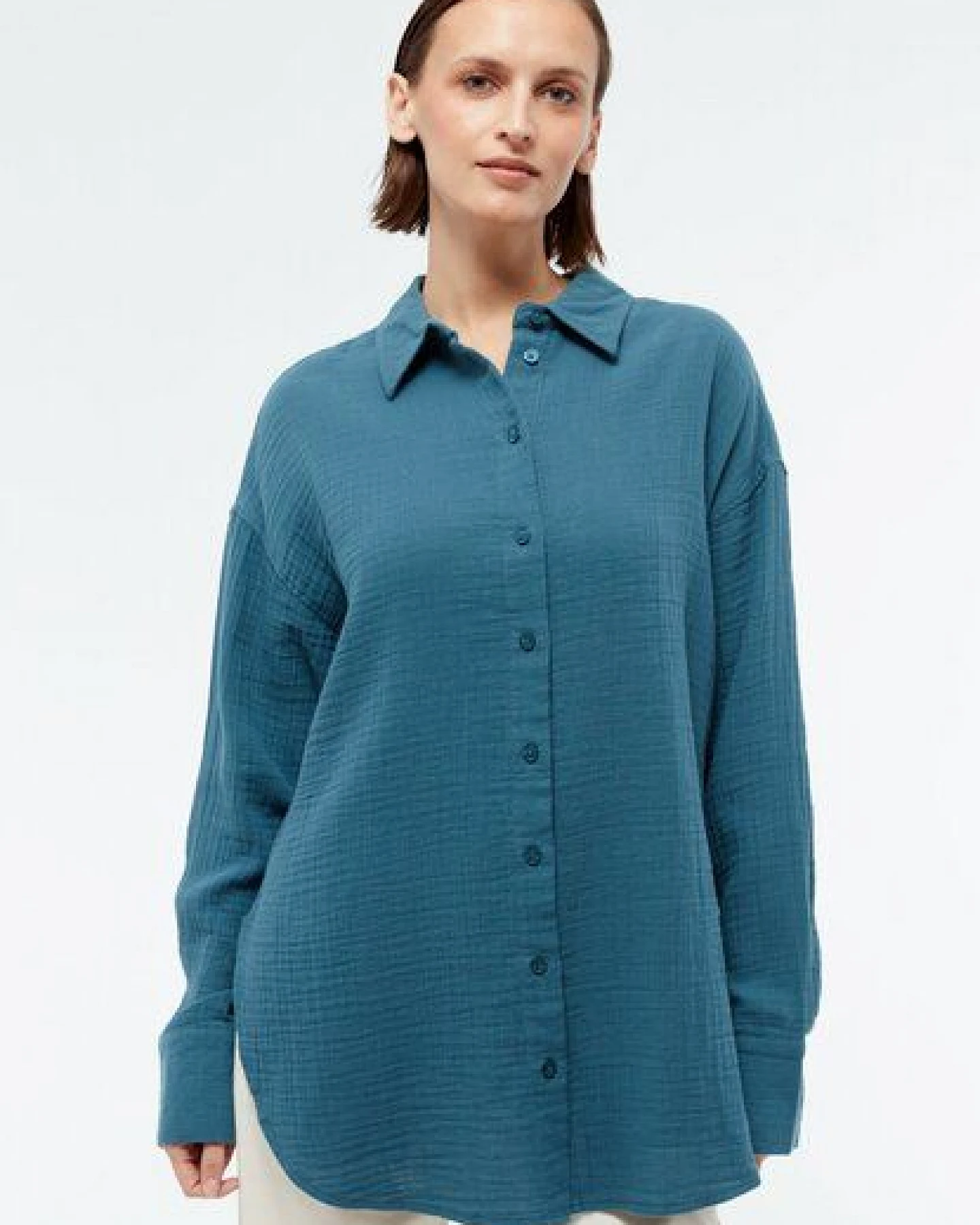 Givn Berlin Bluse GBCOSIMA oversize aus Bio-Baumwolle – Ansicht 2