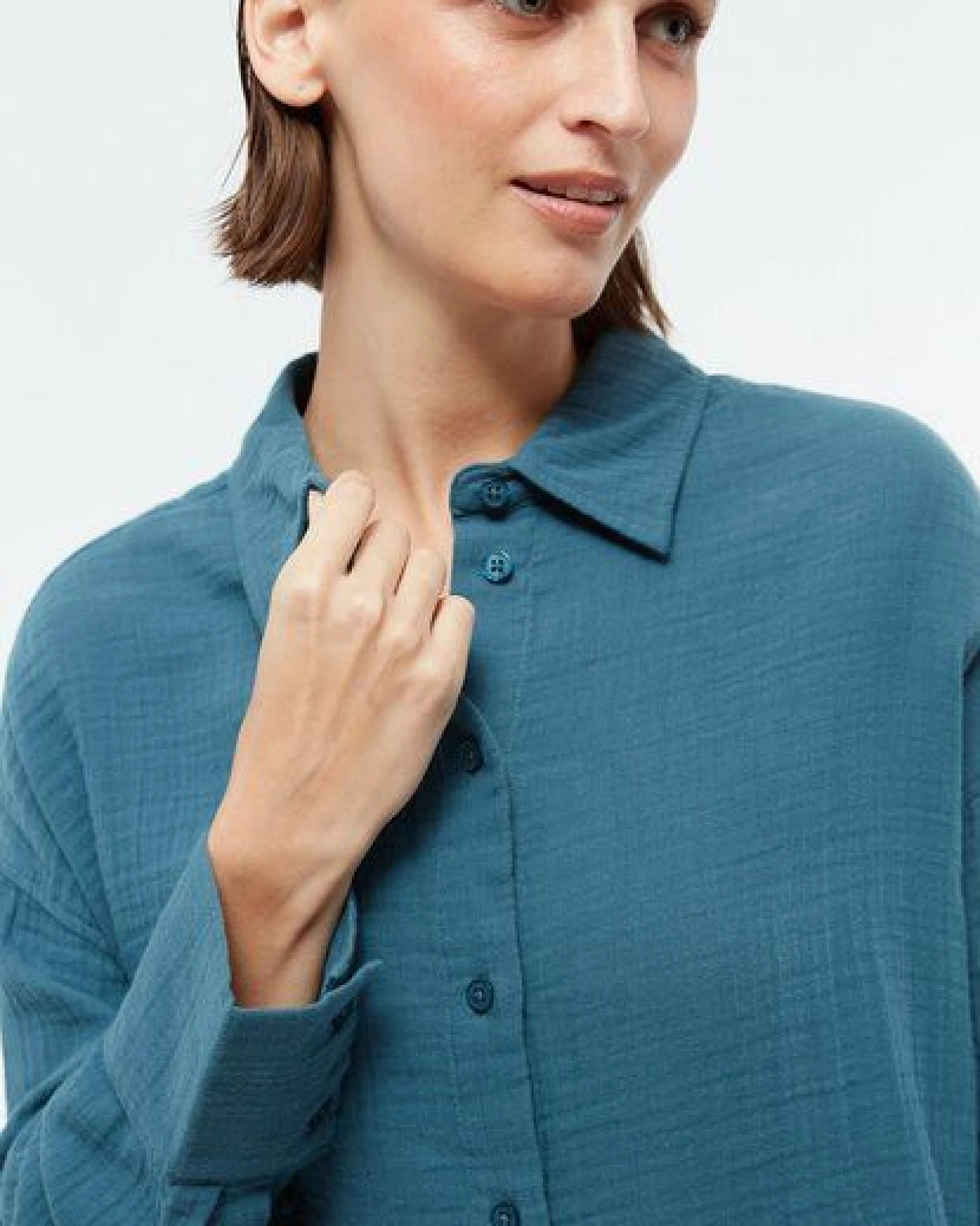 Givn Berlin Bluse GBCOSIMA oversize aus Bio-Baumwolle – Ansicht 4