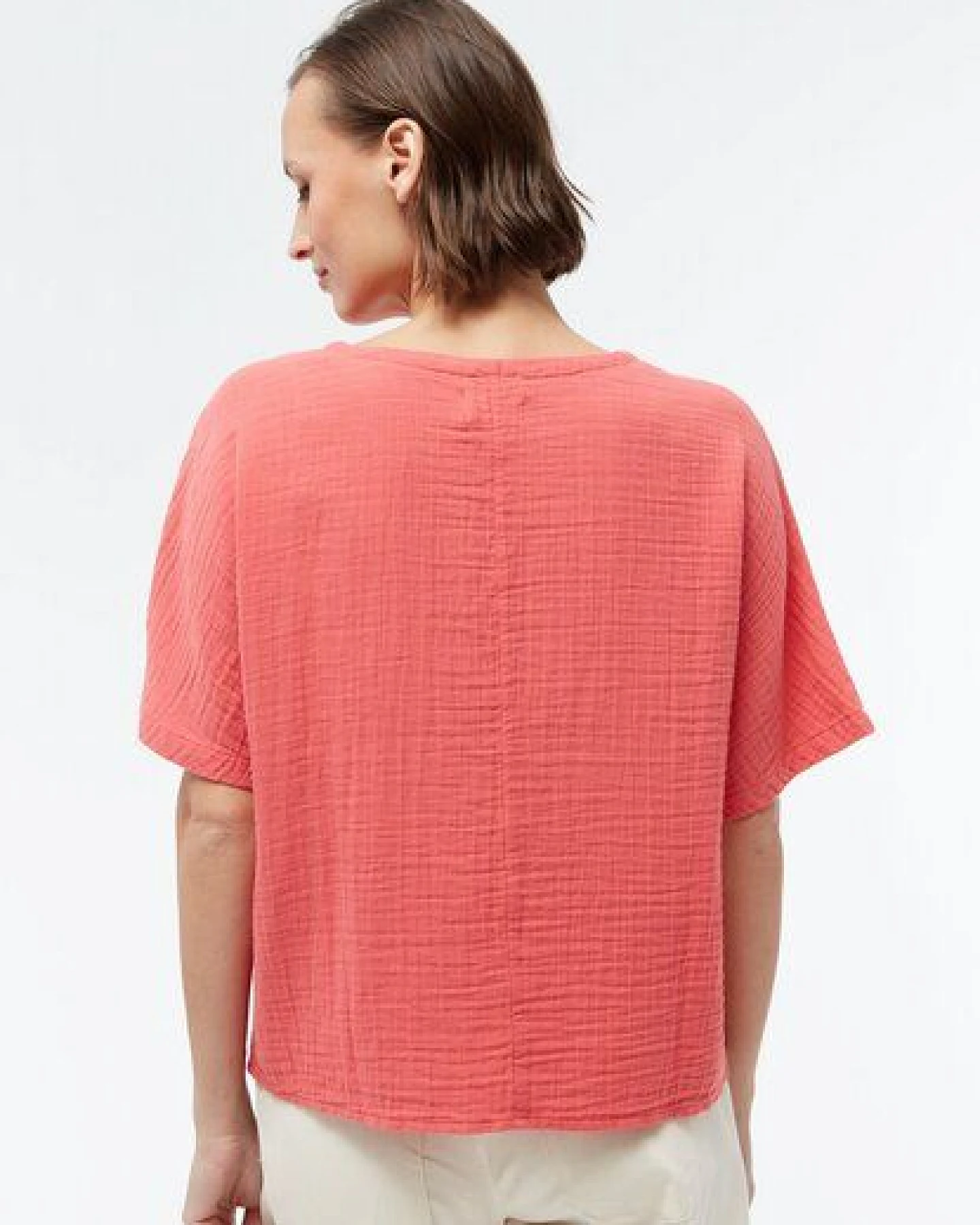 Givn Berlin Bluse GBPINA aus Bio-Baumwoll Musselin im oversized Look – Ansicht 4