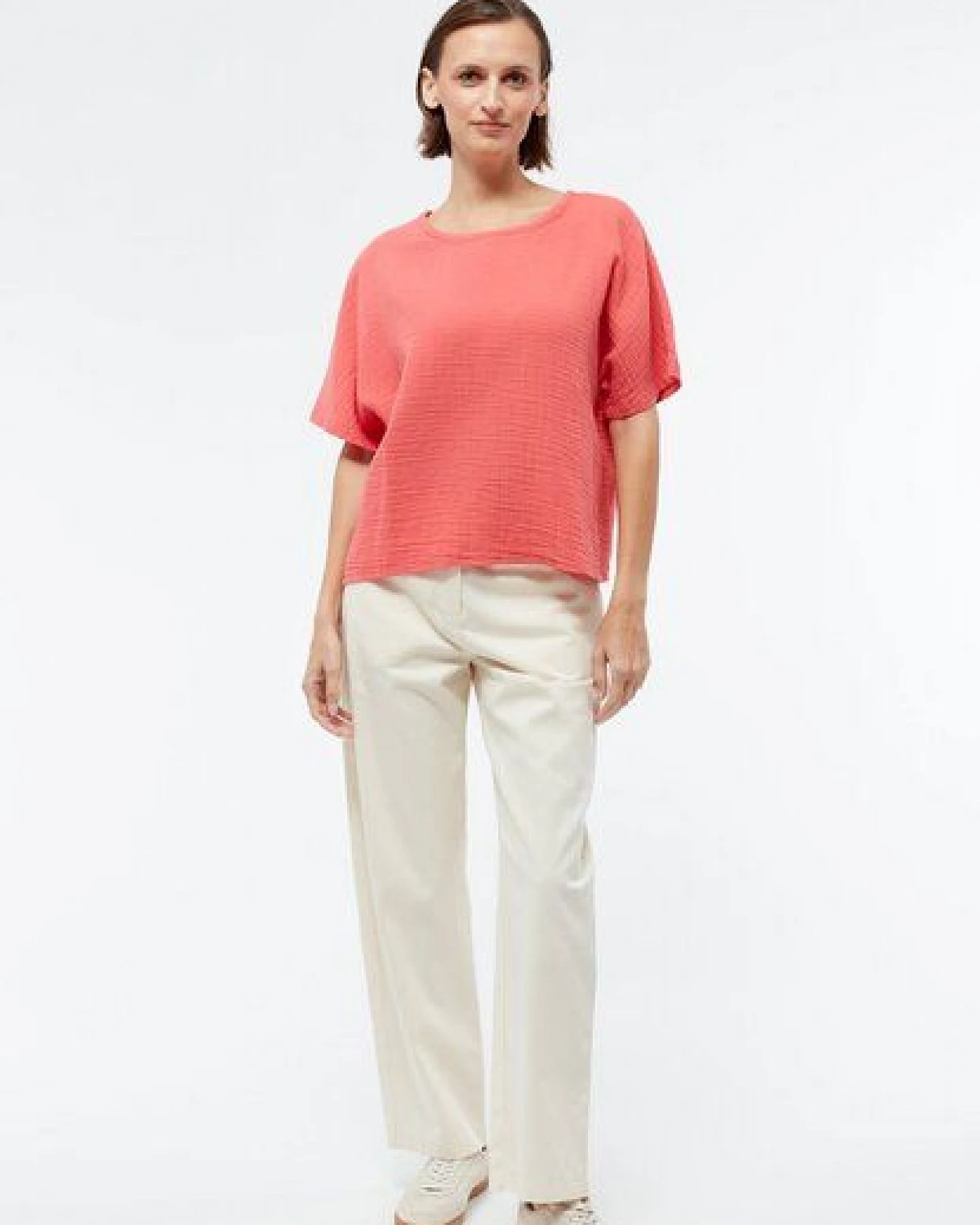 Givn Berlin Bluse GBPINA aus Bio-Baumwoll Musselin im oversized Look – Ansicht 2