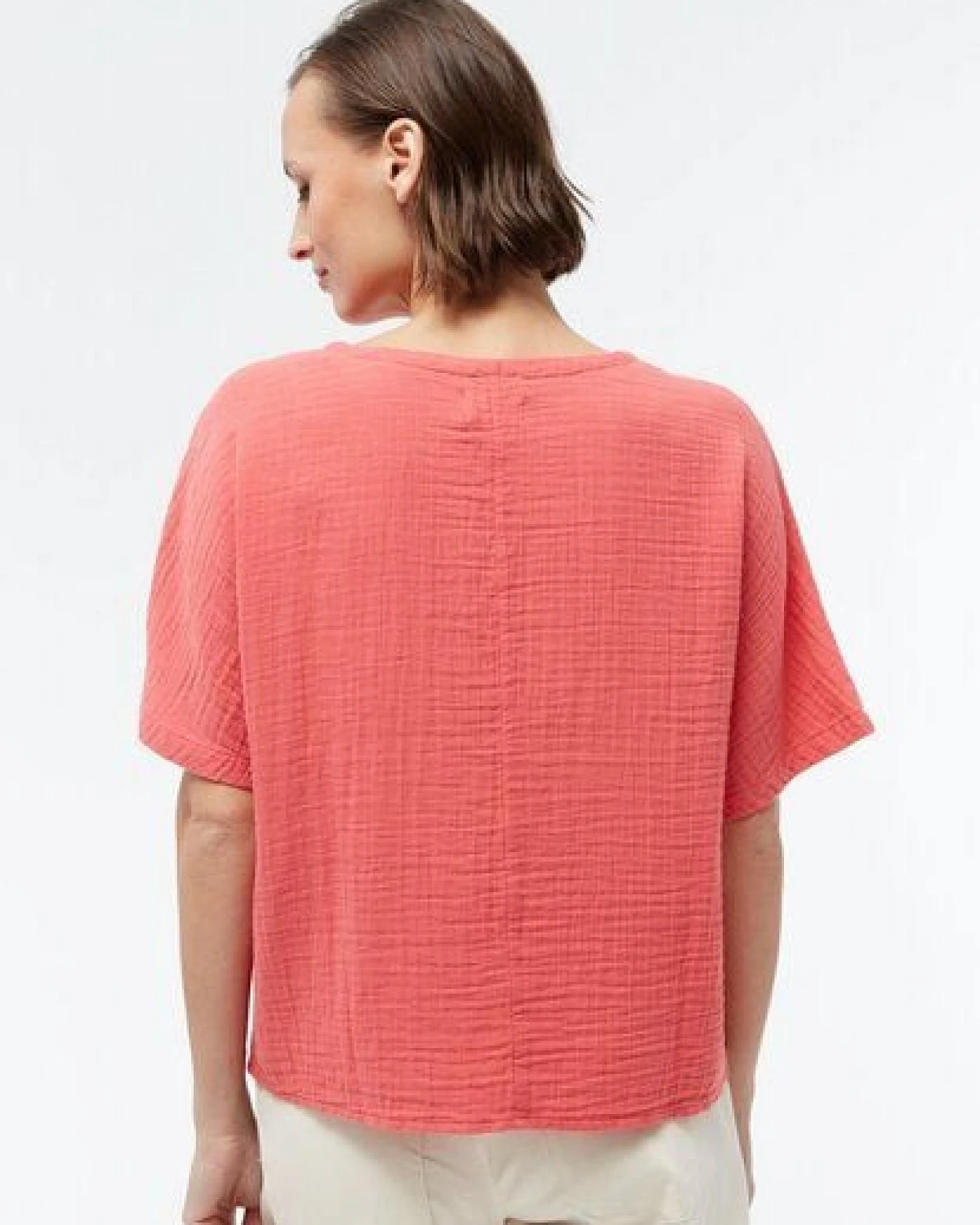 Givn Berlin Bluse GBPINA aus Bio-Baumwoll Musselin im oversized Look – Ansicht 4