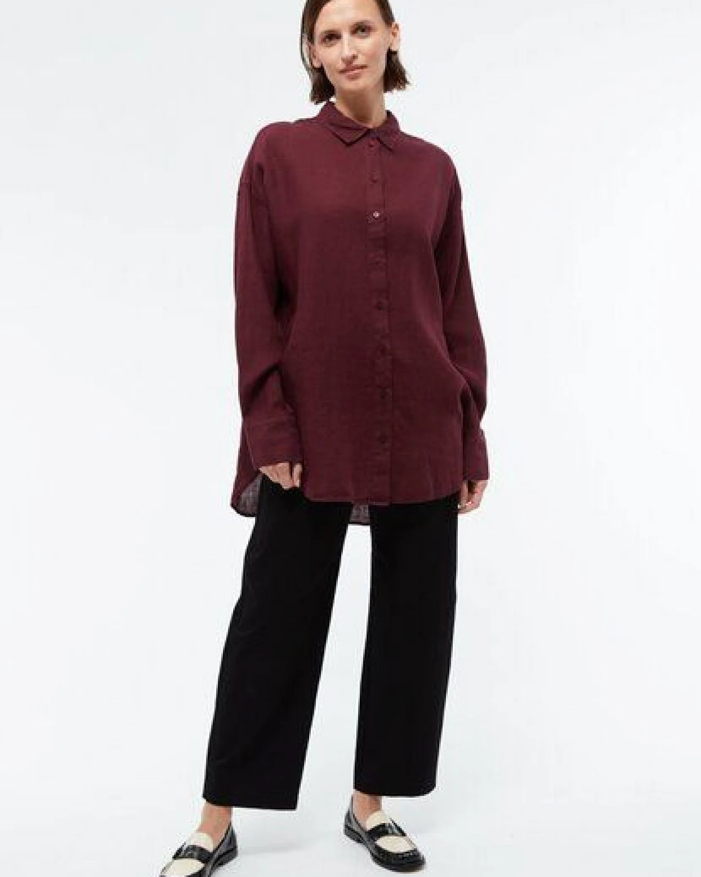 Givn Berlin Leinenbluse GBCOSIMA oversize – Ansicht 2