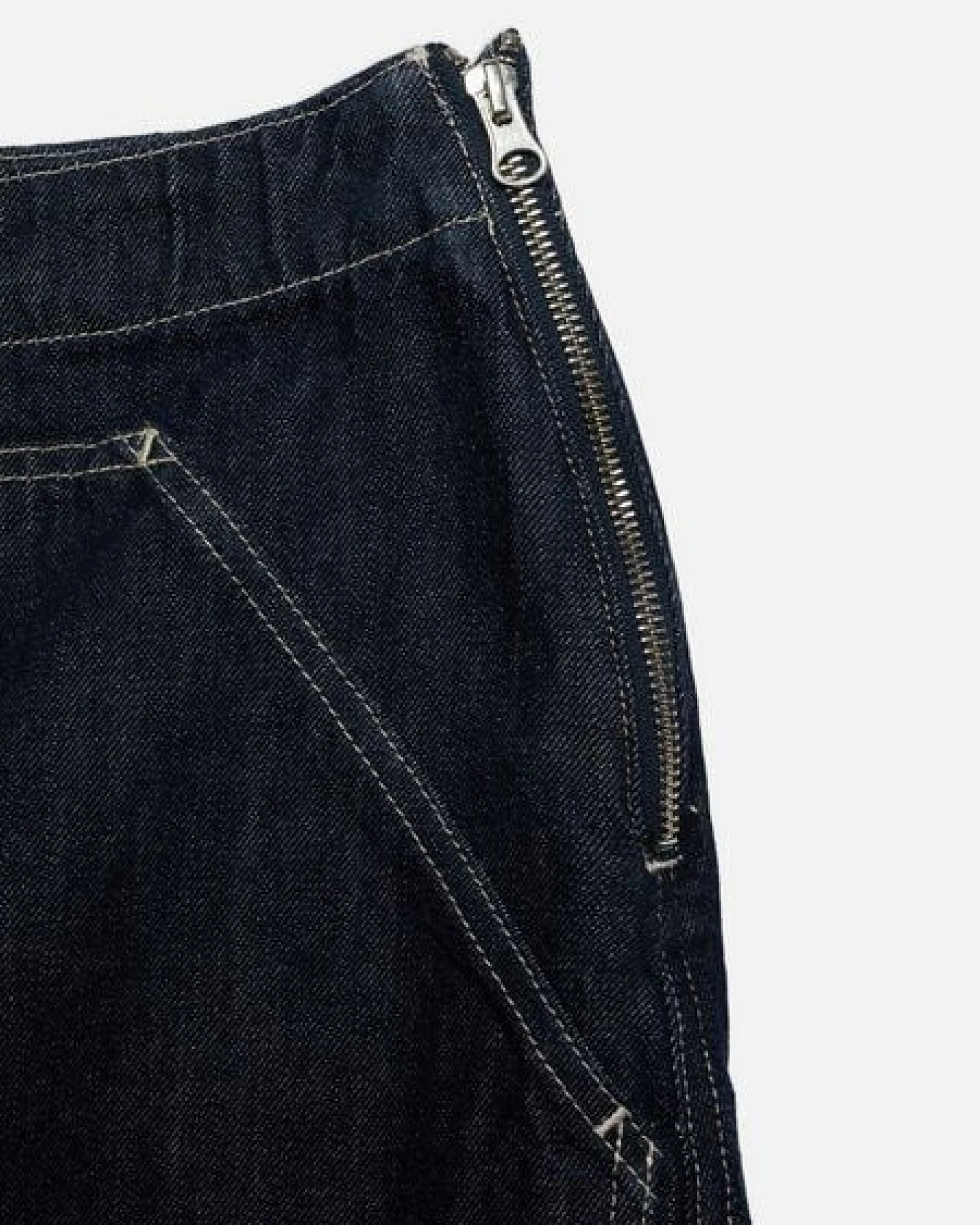 Nudie Jeans Elvy Jeansrock aus Bio-Baumwolle - Workwear Denim – Ansicht 3