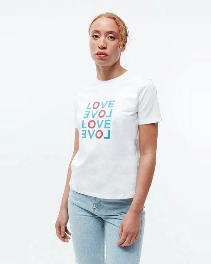 Givn Berlin T-Shirt GBFINE (LOVE) aus Bio-Baumwolle mit Print