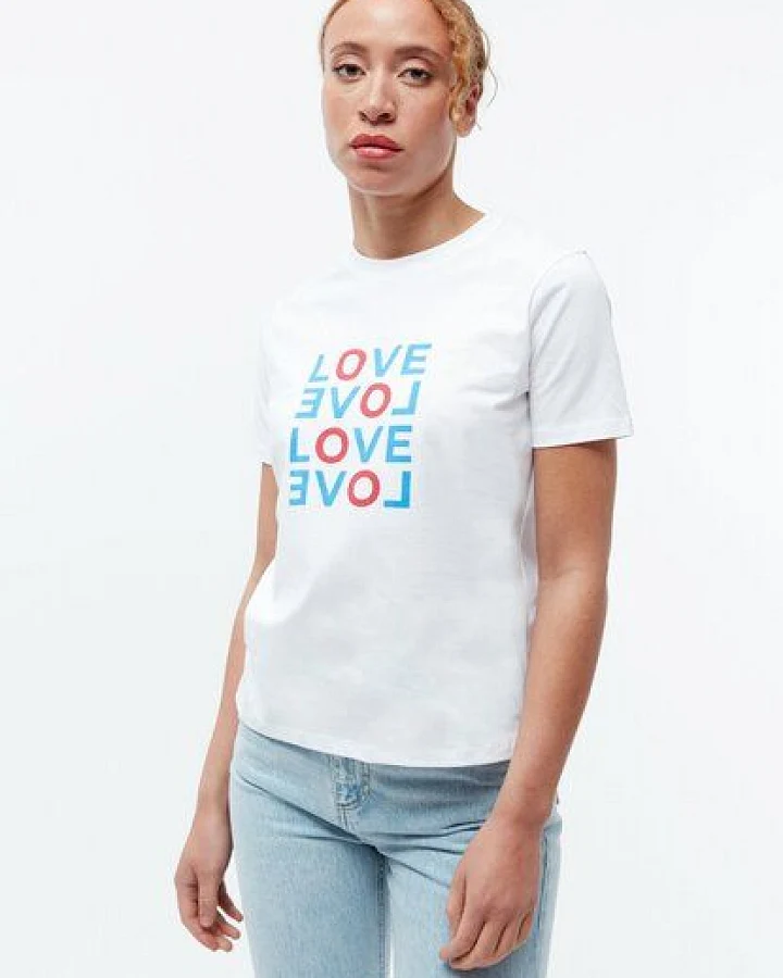 Givn Berlin T-Shirt GBFINE (LOVE) aus Bio-Baumwolle mit Print