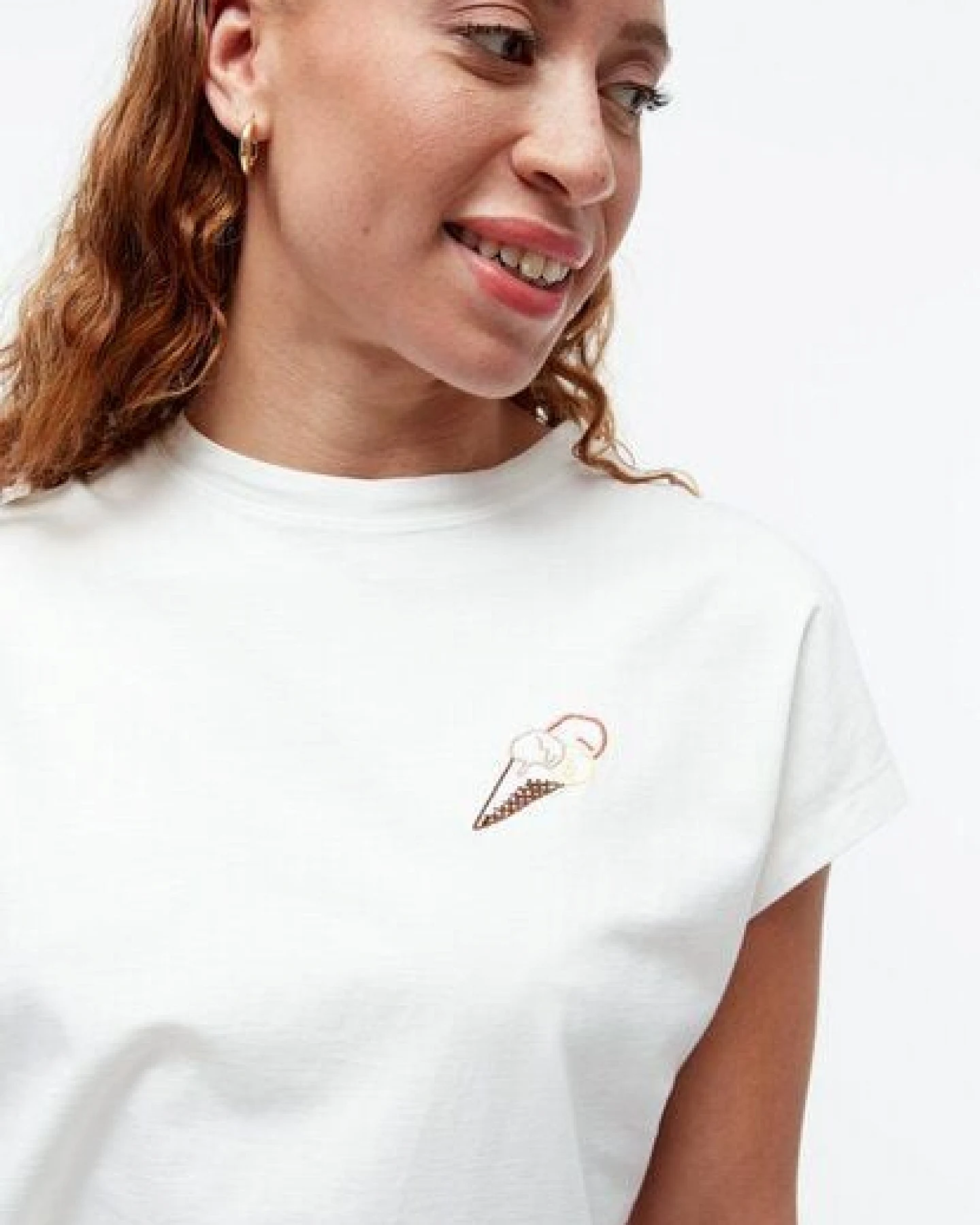 Givn Berlin T-Shirt GBLAILA (ICECREAM) aus Bio-Baumwolle mit Stickerei – Ansicht 4
