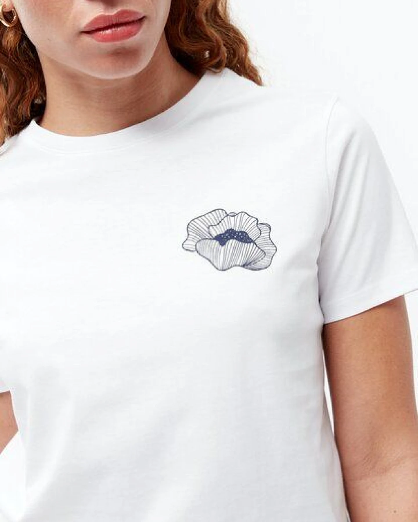 Givn Berlin T-Shirt GBFINE (FLOWER) aus Bio-Baumwolle mit Print – Ansicht 4