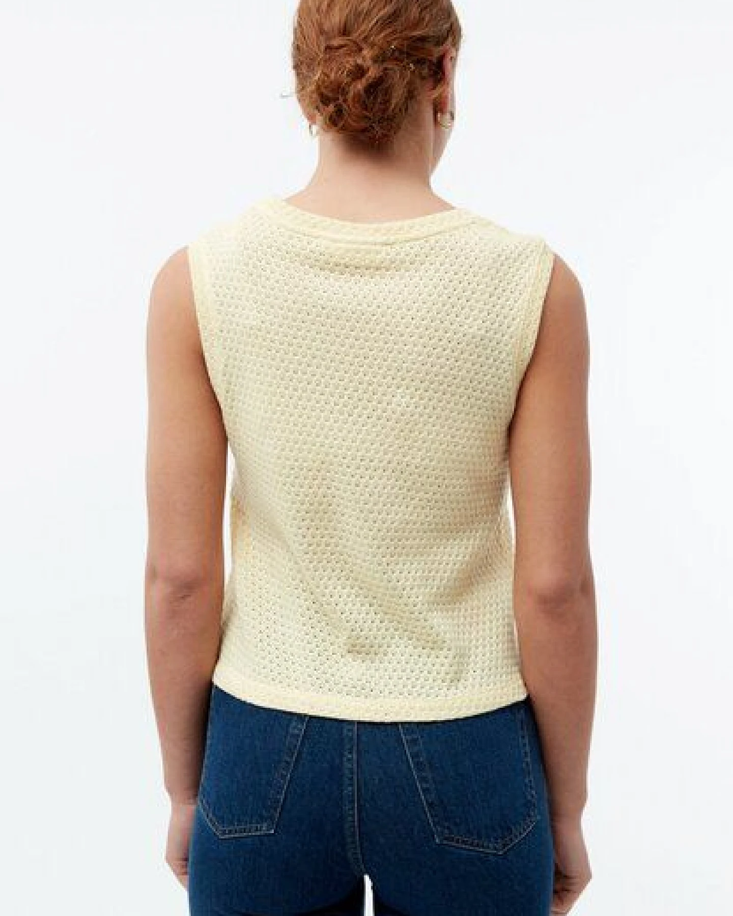 Givn Berlin Stricktop GBSHIRLEY cropped aus Bio-Baumwolle im Jacquard Muster – Ansicht 3