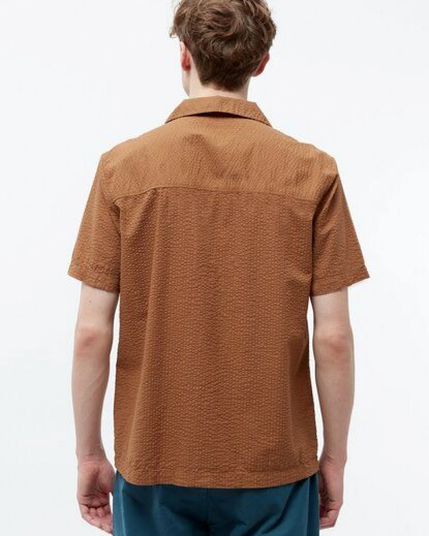 Givn Berlin Bowling-Shirt GBBARIK aus Bio-Baumwoll Seersucker – Ansicht 3