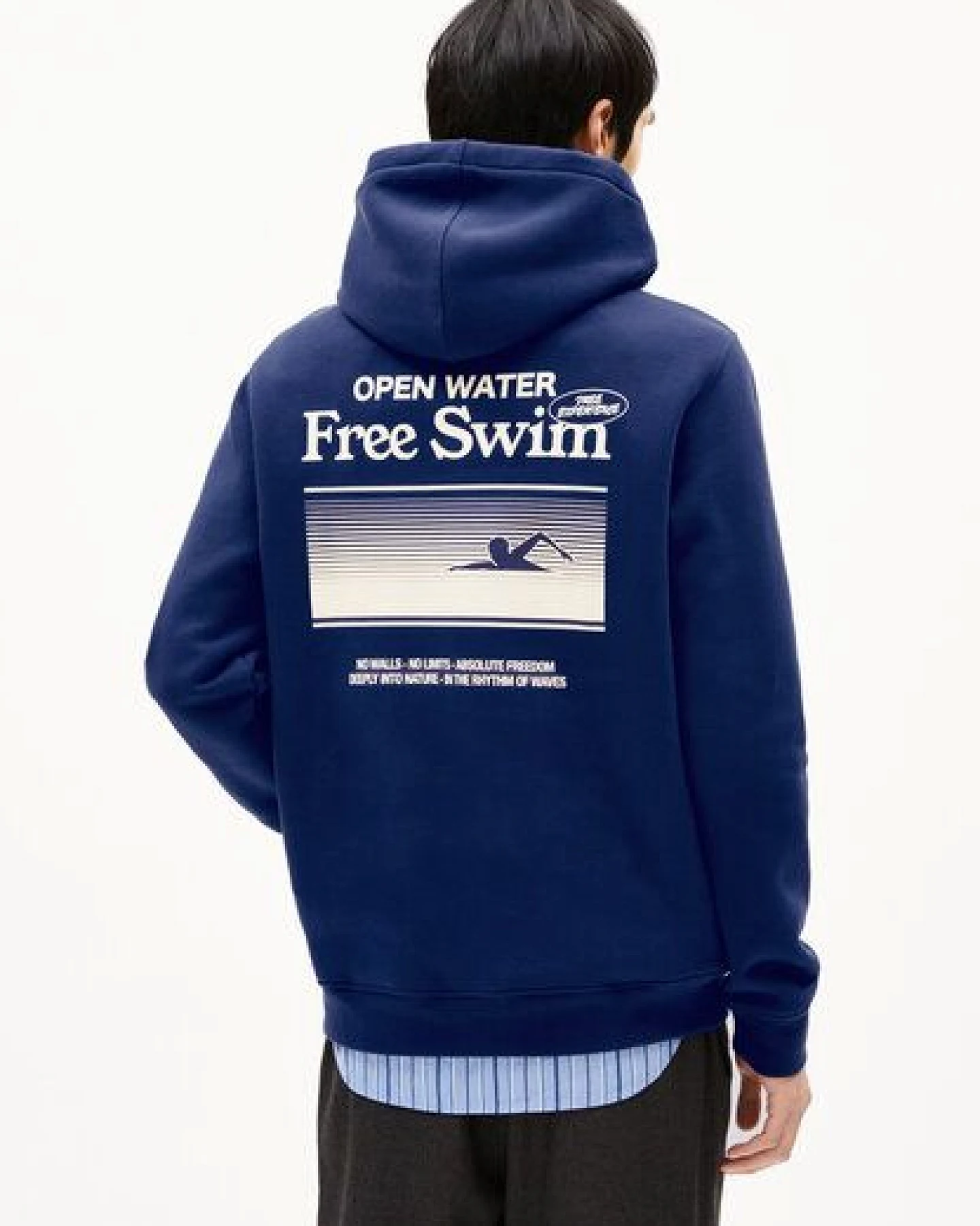 ARMEDANGELS PAARLO FREE SWIM Herren Sweathoodie aus Bio-Baumwolle – Ansicht 2