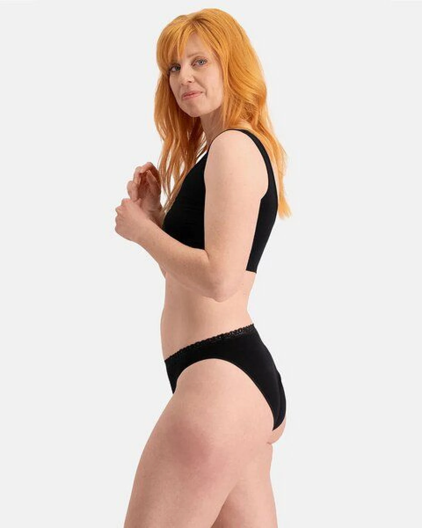 Bamboo Basics Nahtloser Damen Spitzen- Slip LUCY mit Bambusviskose (3er Pack) – Ansicht 3