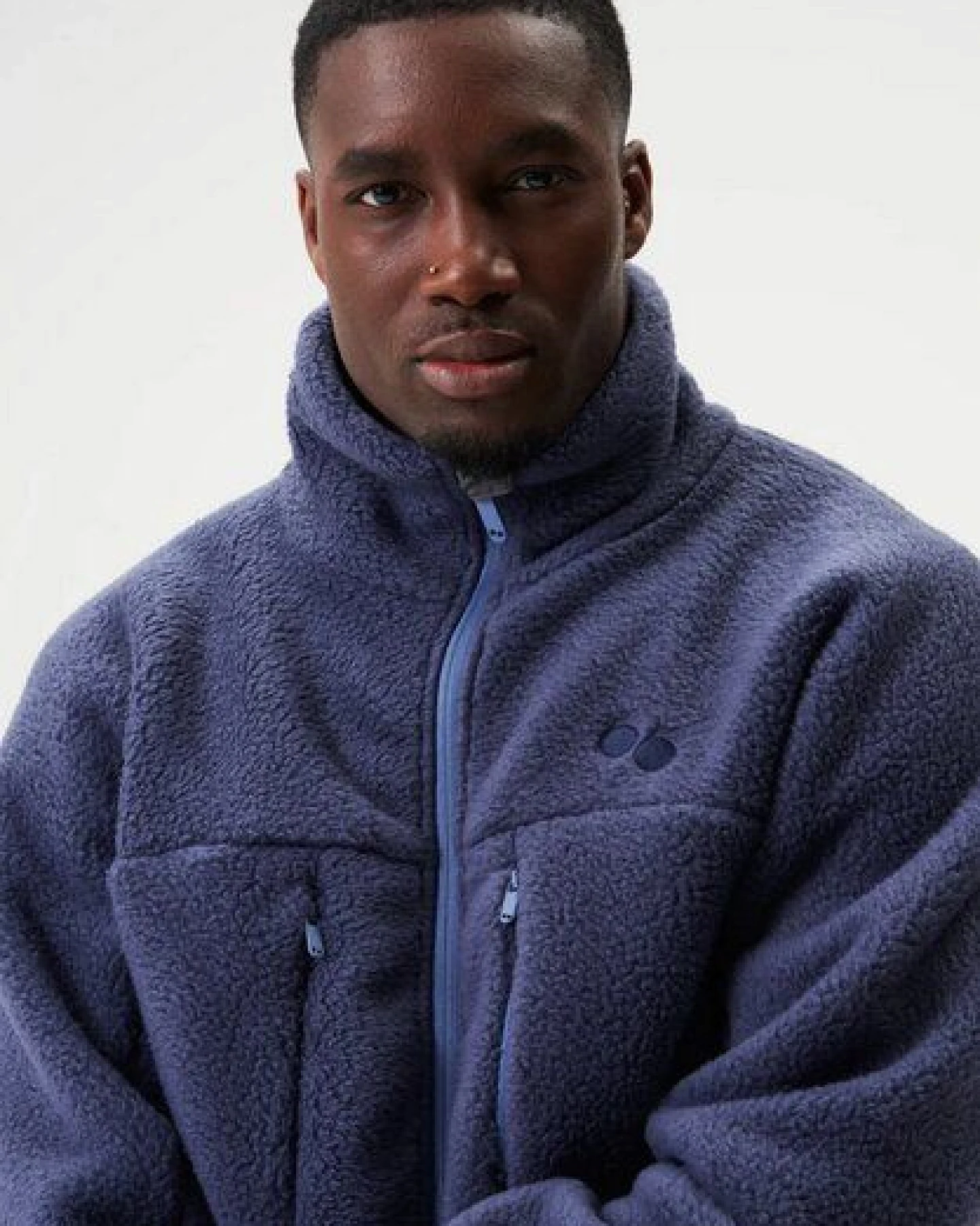 pinqponq Fleece Jacket - Eternal Olive - Peat Black (Male) – Ansicht 3