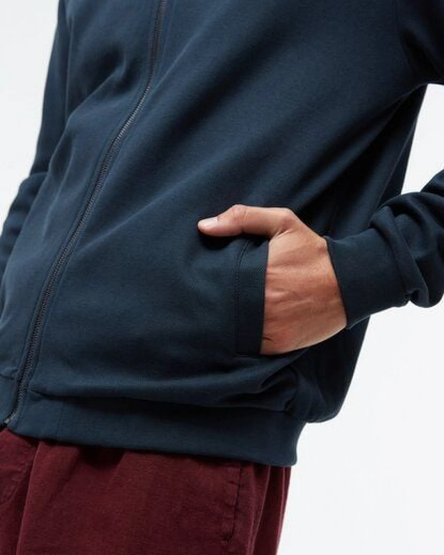 Givn Berlin Jacke GBCARTER aus Bio-Baumwoll Piqué mit Reißverschluss – Ansicht 4