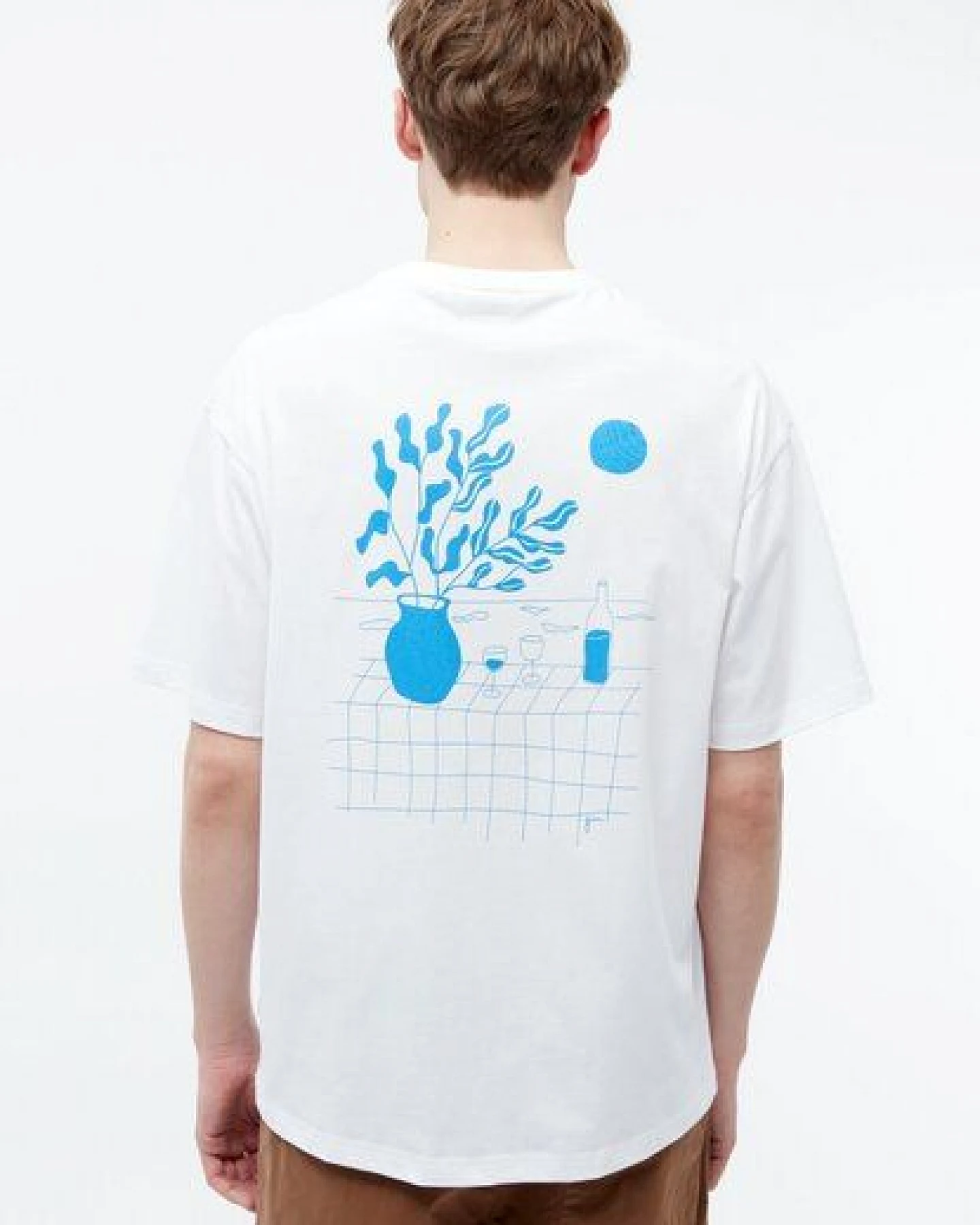Givn Berlin Print-T-Shirt GBGARY (STILL LIFE) oversize aus Bio-Baumwolle – Ansicht 3