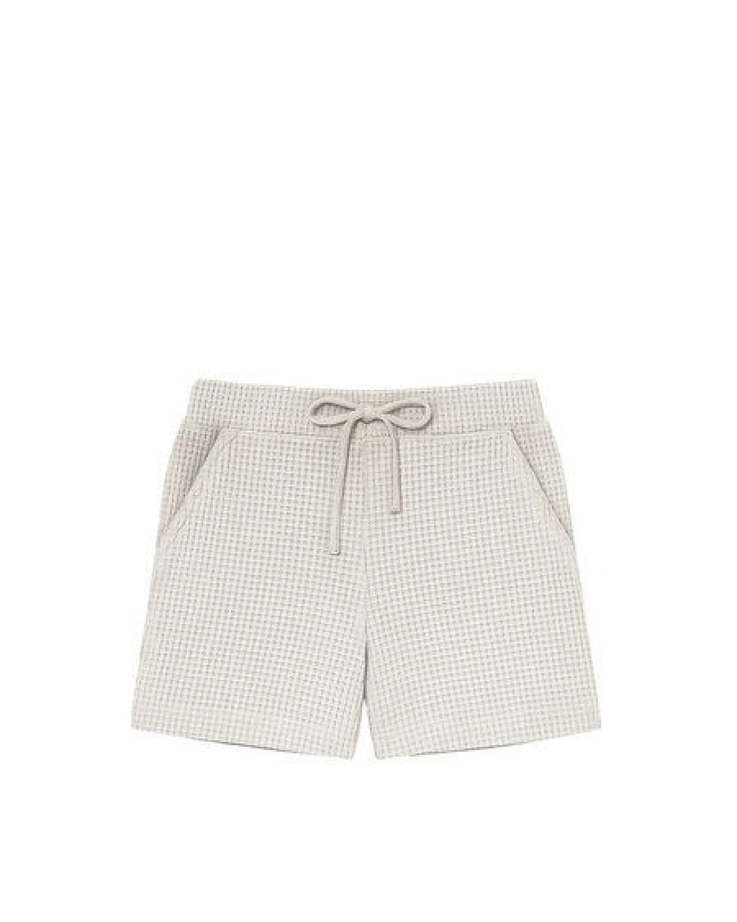 FUXBAU Frauen Waffelstrick Shorts – Ansicht 2