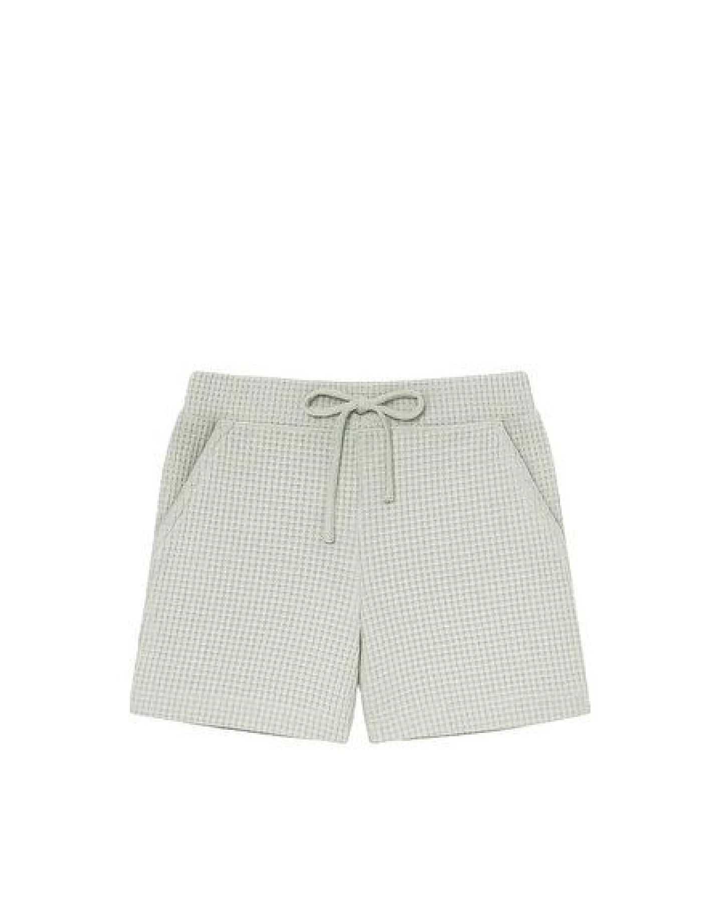 FUXBAU Frauen Waffelstrick Shorts – Ansicht 2