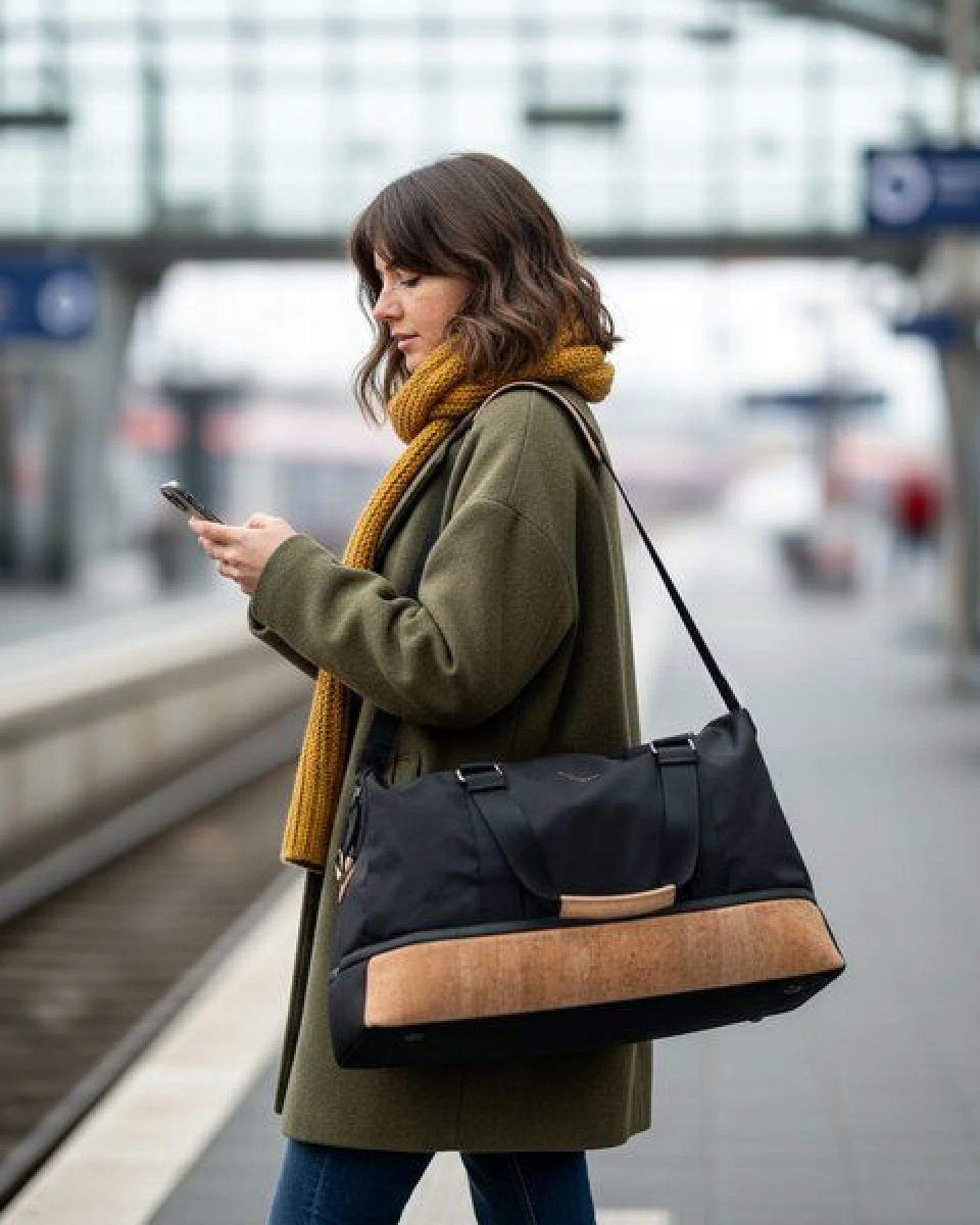 Sperling "Weekly" Weekender aus Kork und recyceltem PET – Ansicht 3