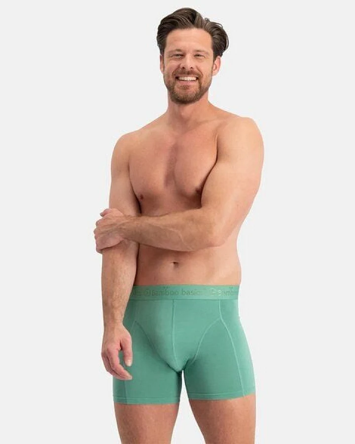 Bamboo Basics Enganliegende Herren Boxershorts RICO aus Bambusviskose / Biobaumwolle (3er Pack)