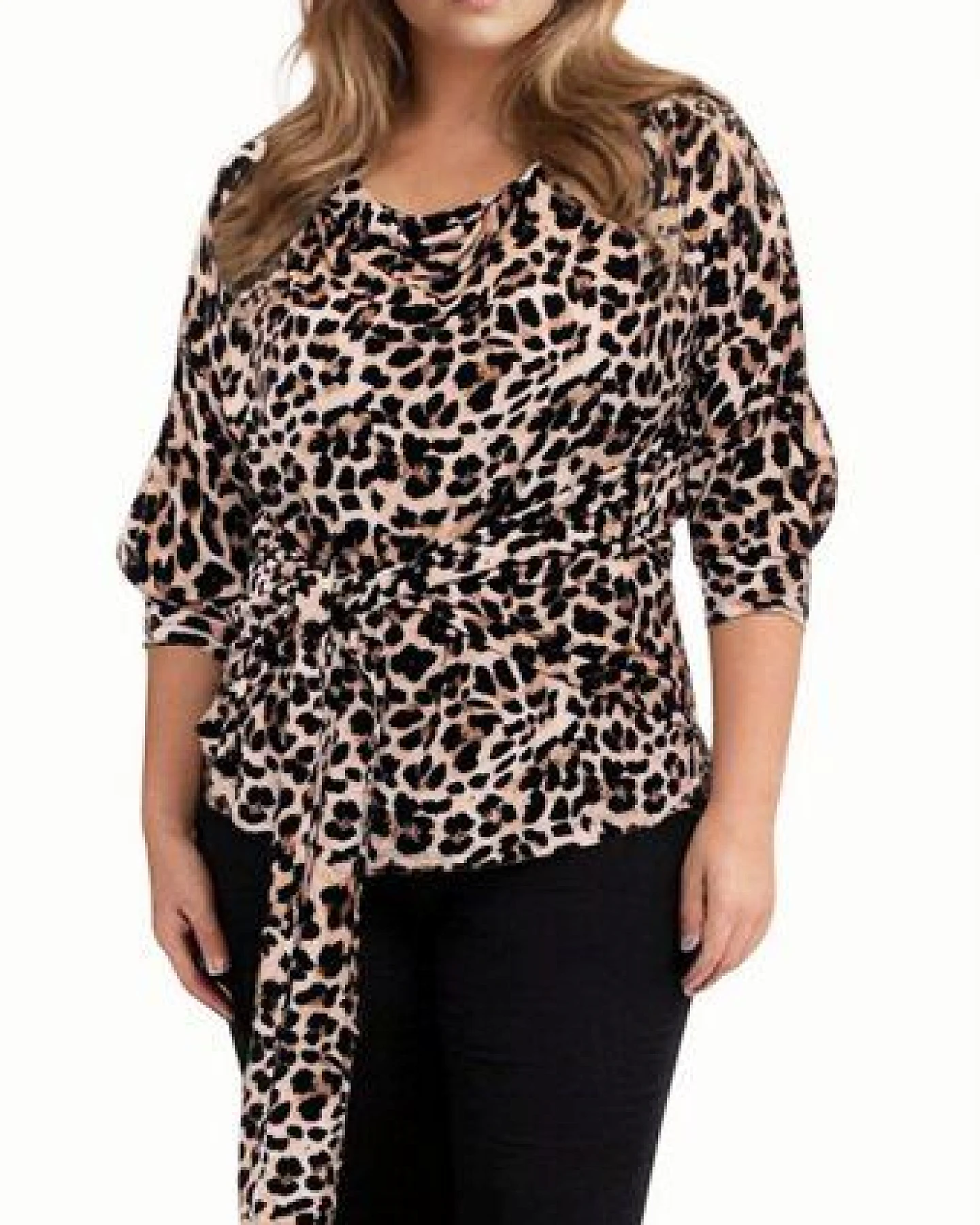 Ingoria LANNA wendbares Blusenshirt aus TENCELModal (Print) – Ansicht 3