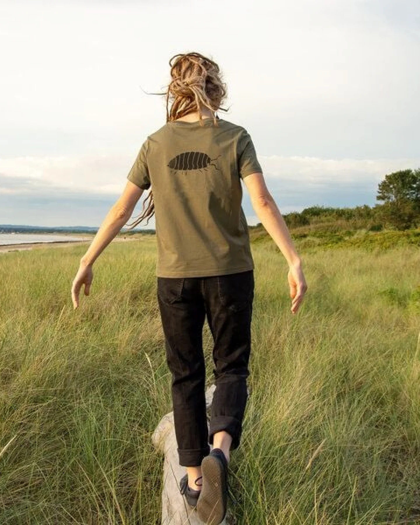 Cmig Assel T-Shirt Damen in khaki – Ansicht 4