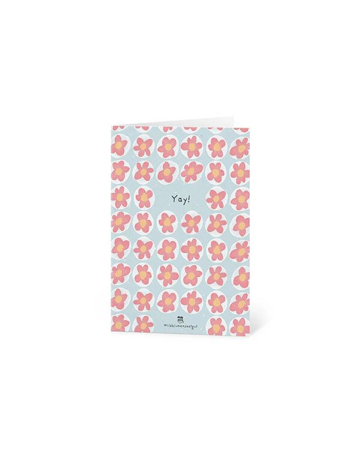 Die Stadtgärtner Grußkarte mit Saatpapier und Umschlag I Karte für Prüfung, Geburtstag & zum Freude teilen I Saatpapier enthält hochwertige Wildblumen-Samen