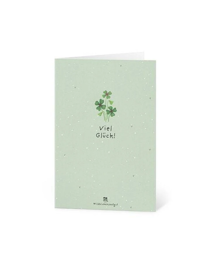 Die Stadtgärtner Grußkarte mit Saatpapier und Umschlag I Schöne Karte für Prüfungen & Neuanfänge I Saatpapier enthält hochwertige Wildblumen-Samen