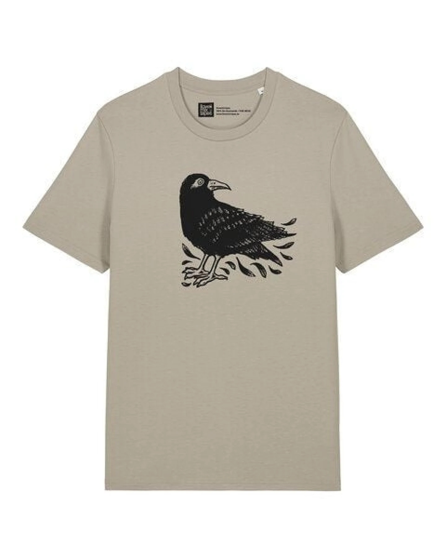ilovemixapes Unisex T-Shirt „Black Raven“ Rabe – Ansicht 2