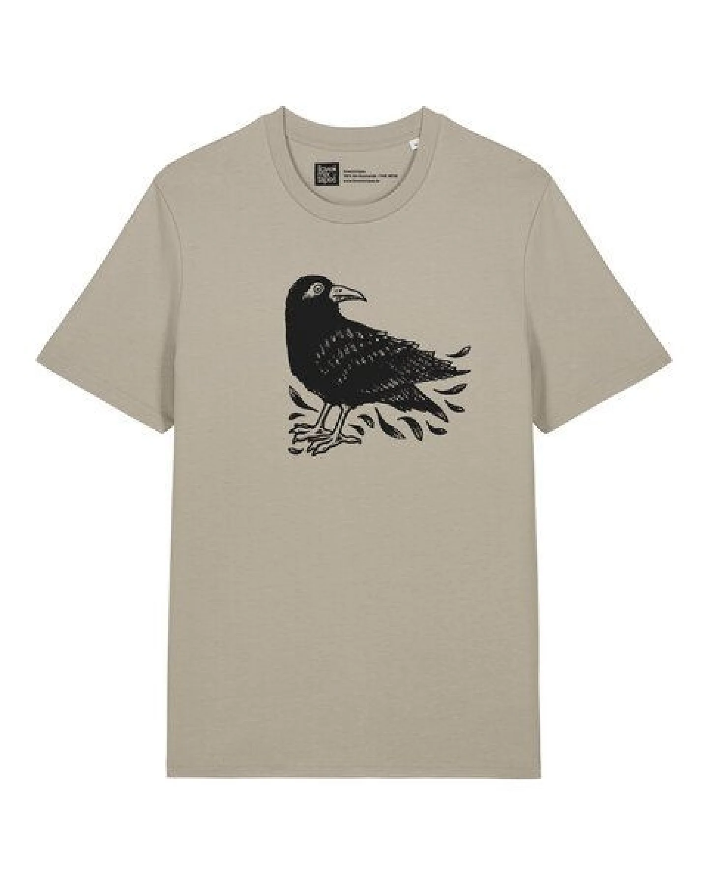 ilovemixapes Unisex T-Shirt „Black Raven“ Rabe – Ansicht 2