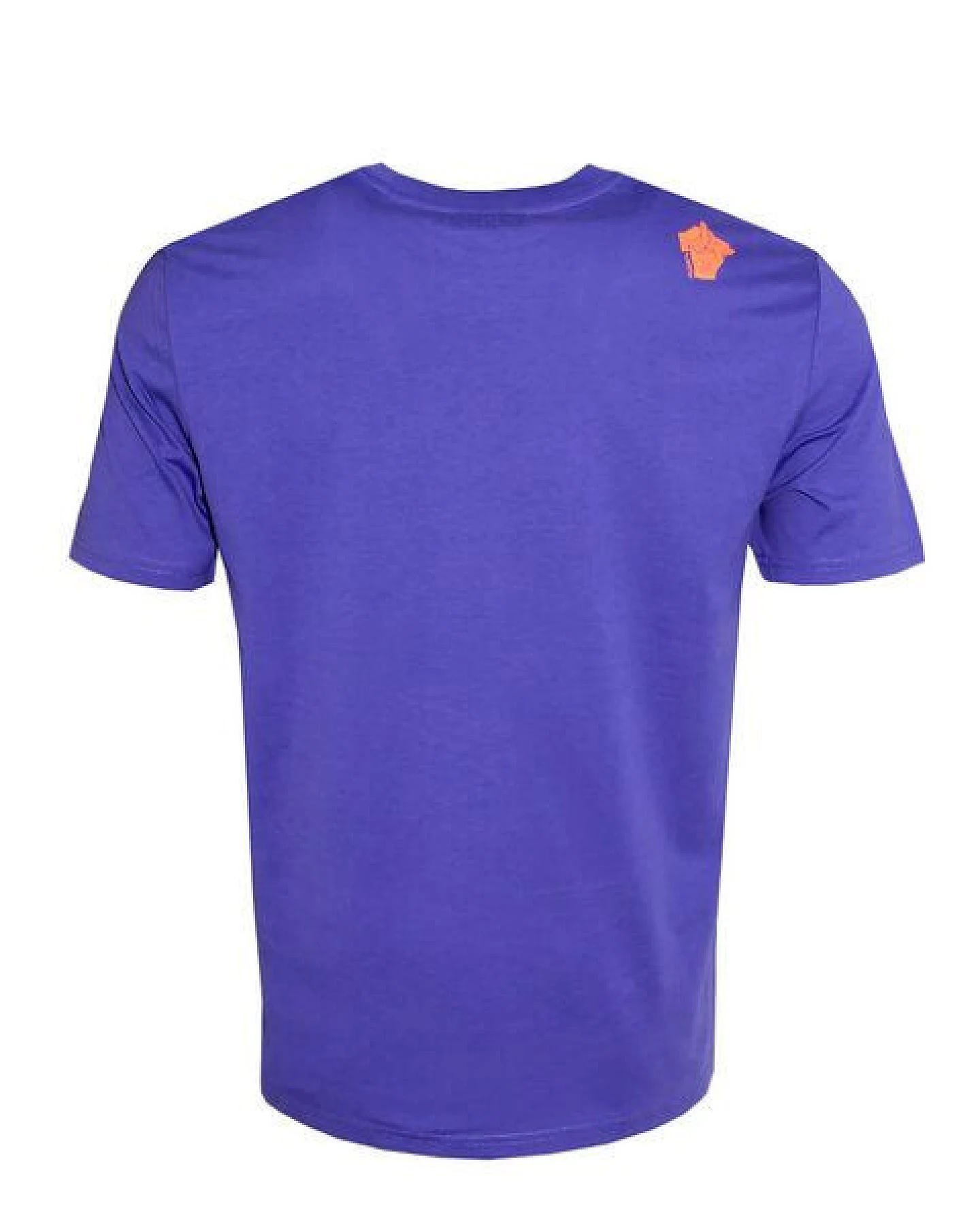 FÄDD Herren T-Shirt Rundhals Bio-Baumwolle falsch versteckter Fiedler lila – Ansicht 3