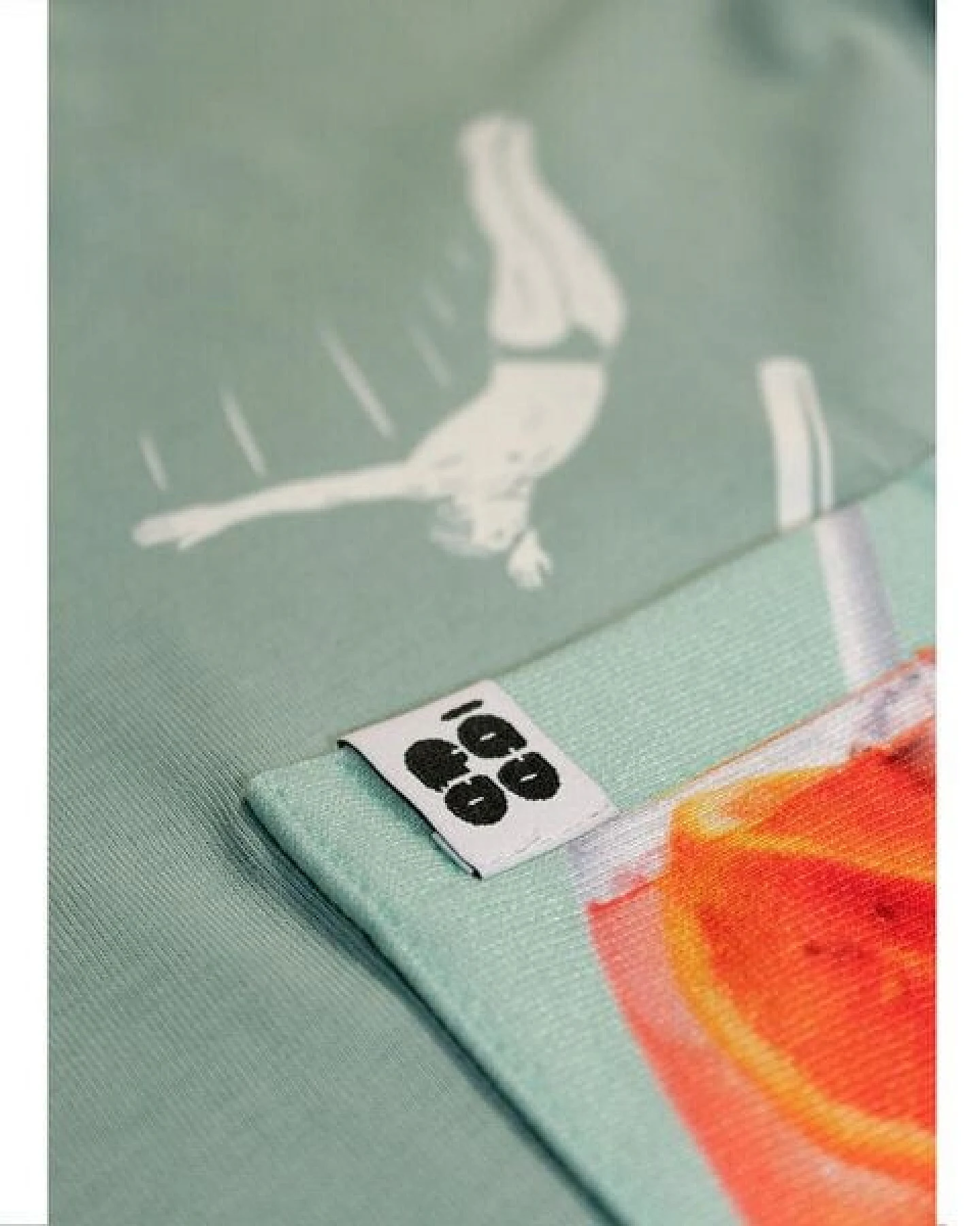 FÄDD Herren T-Shirt Rundhals aus Bio-Baumwolle "Spritz BT" türkis grün – Ansicht 4