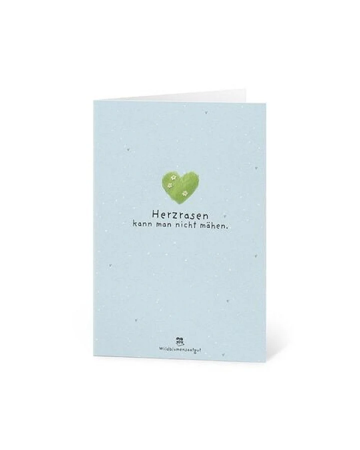 Die Stadtgärtner Grußkarte mit Saatpapier und Umschlag I Lustige Karte für Wertschätzung & Liebesbotschaft I Saatpapier enthält hochwertige Wildblumen-Samen
