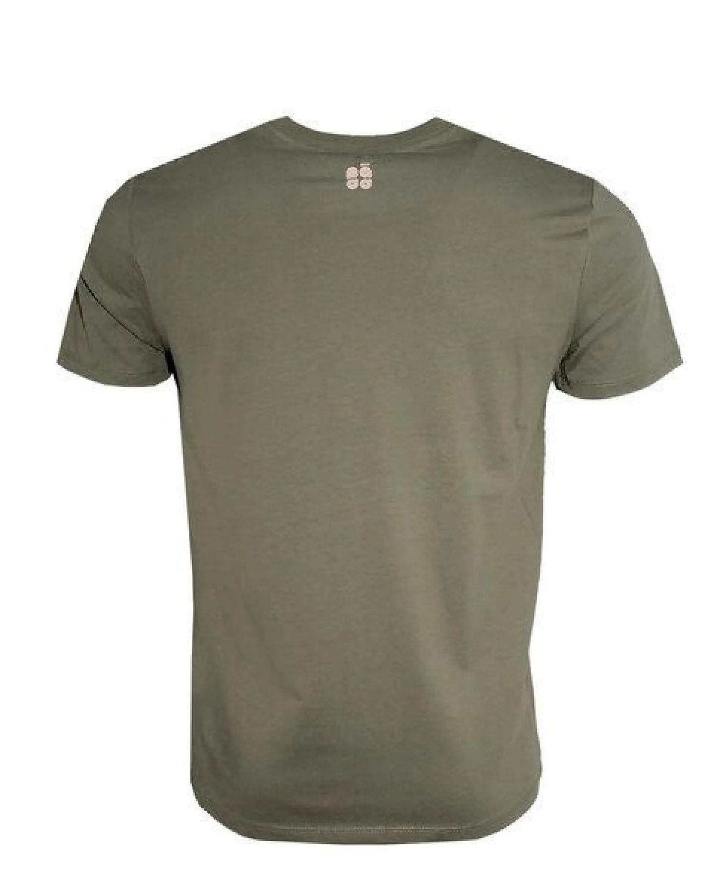 FÄDD Herren T-Shirt Rundhals aus Bio-Baumwolle "Autdohr BT" Khaki Braun – Ansicht 3