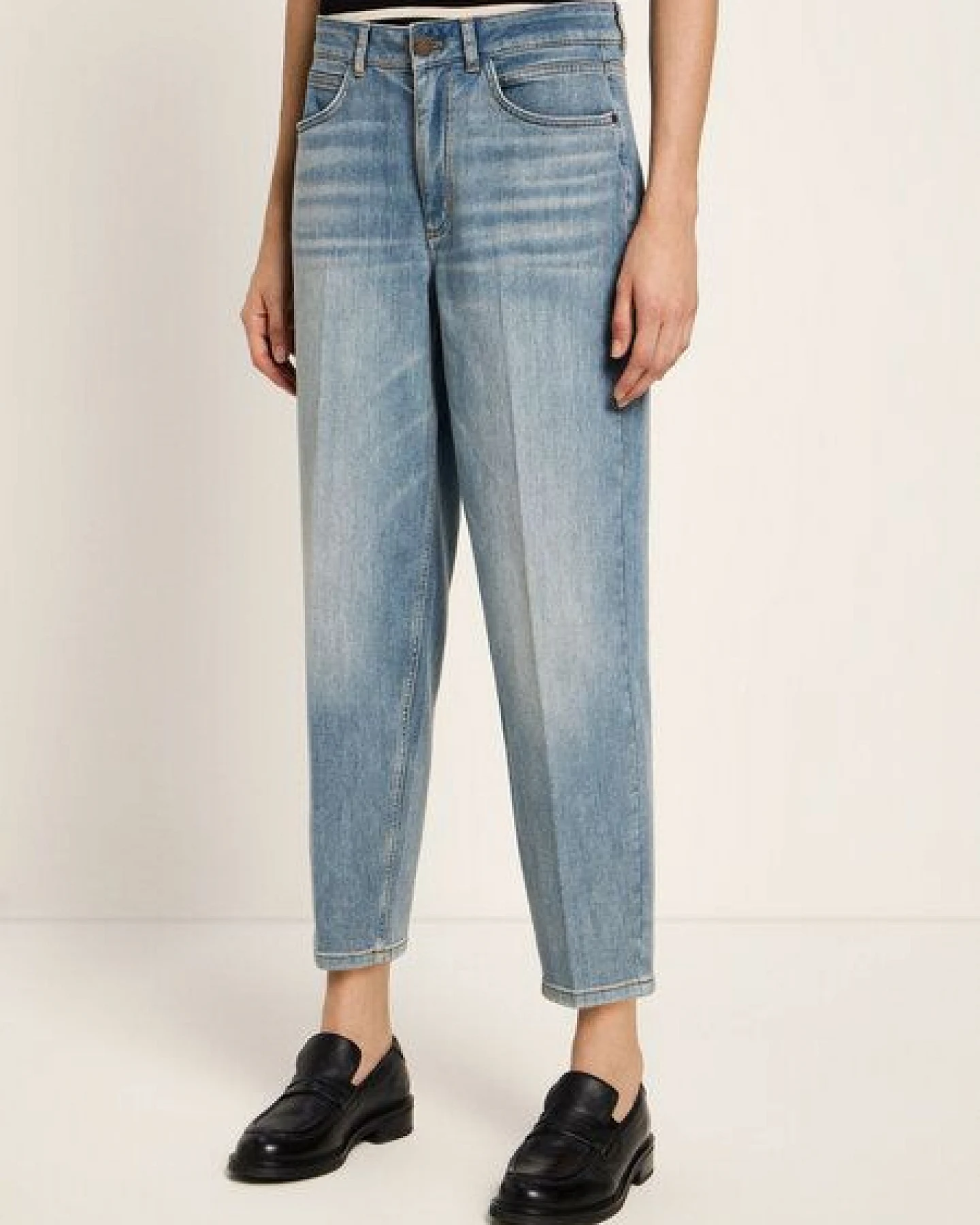 LANIUS Tapered Jeans (GOTS) aus Bio-Baumwolle – Ansicht 2