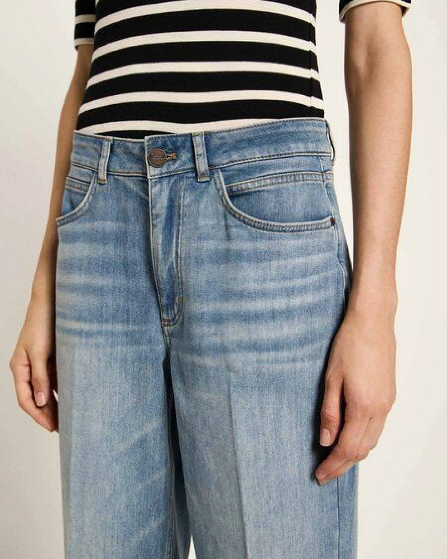 LANIUS Tapered Jeans (GOTS) aus Bio-Baumwolle – Ansicht 3