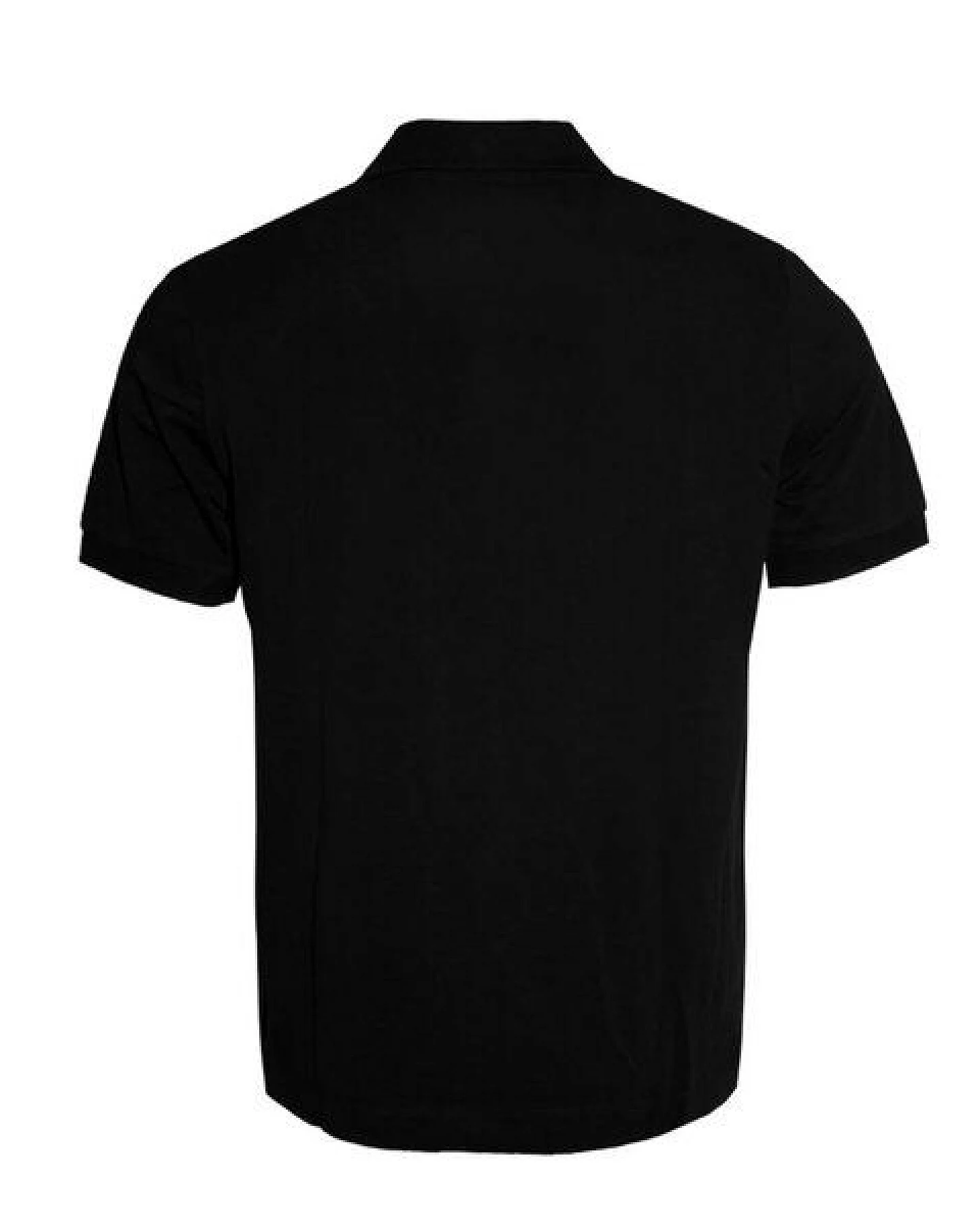 FÄDD Herren Poloshirt aus Bio-Baumwolle "Neon Shrimp Club" Schwarz – Ansicht 3