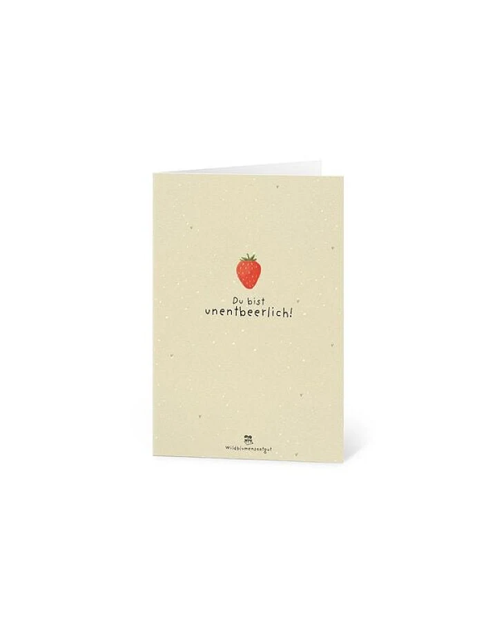 Die Stadtgärtner Grußkarte mit Saatpapier und Umschlag I Karte als Gruß, Wertschätzung & für Geburtstag I Saatpapier enthält hochwertige Wildblumen-Samen