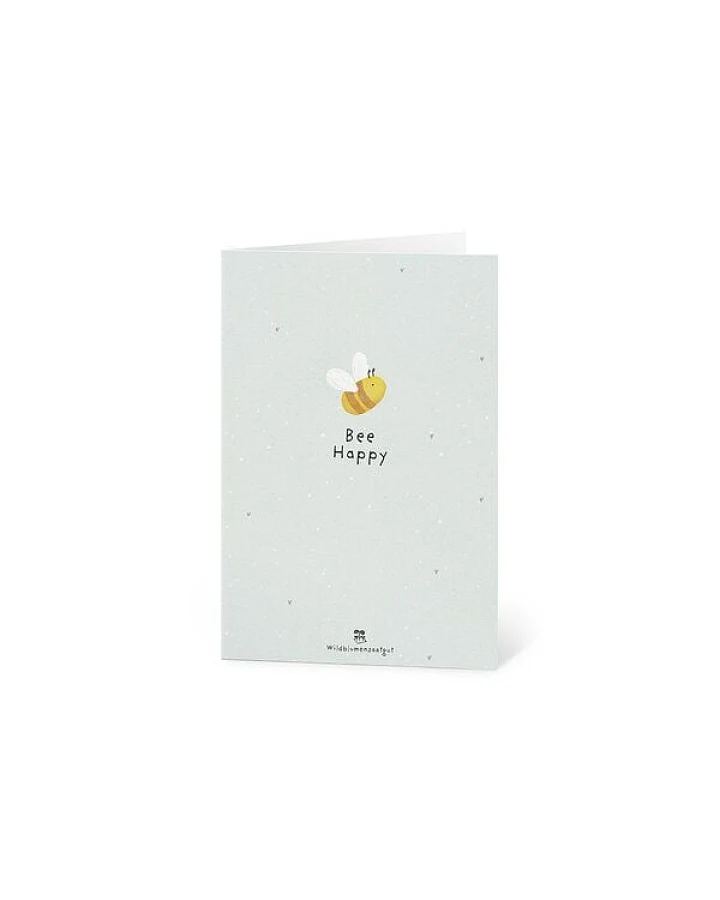 Die Stadtgärtner Grußkarte mit Saatpapier und Umschlag I Karte als Gruß, Aufmunterung & für Geburtstag I Saatpapier enthält hochwertige Wildblumen-Samen