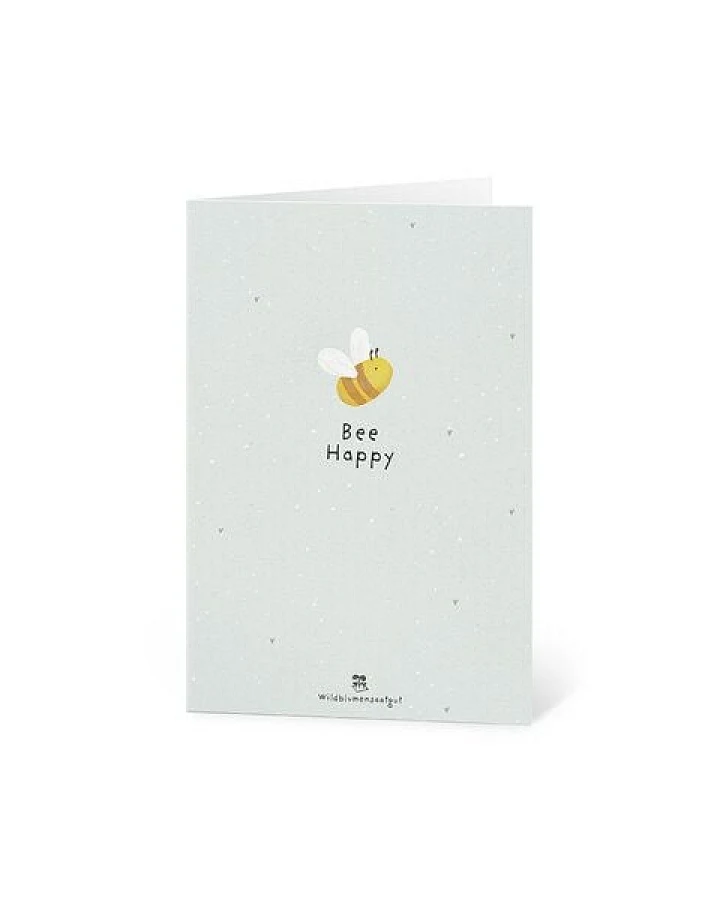 Die Stadtgärtner Grußkarte mit Saatpapier und Umschlag I Karte als Gruß, Aufmunterung & für Geburtstag I Saatpapier enthält hochwertige Wildblumen-Samen