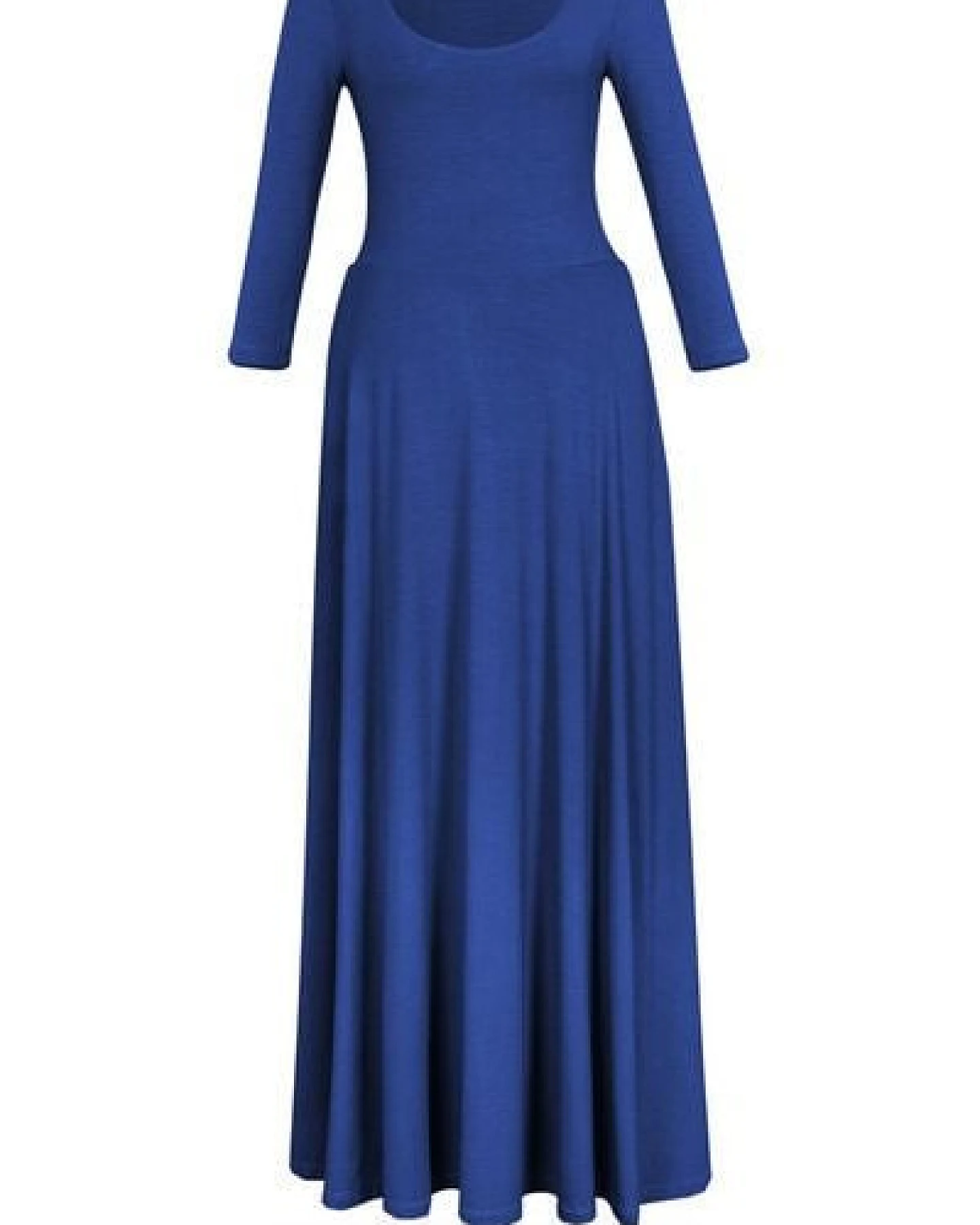 Ingoria AMELIA zeitloses Maxi-Wendekleid mit Taillenschnürung 3/4 Arm – Ansicht 4