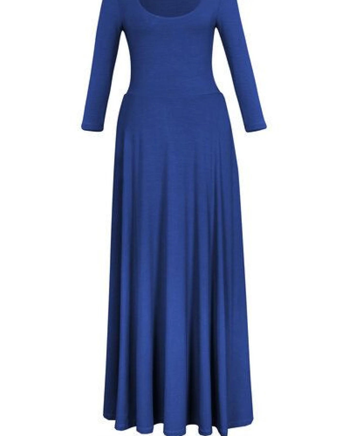 Ingoria AMELIA zeitloses Maxi-Wendekleid mit Taillenschnürung 3/4 Arm – Ansicht 4
