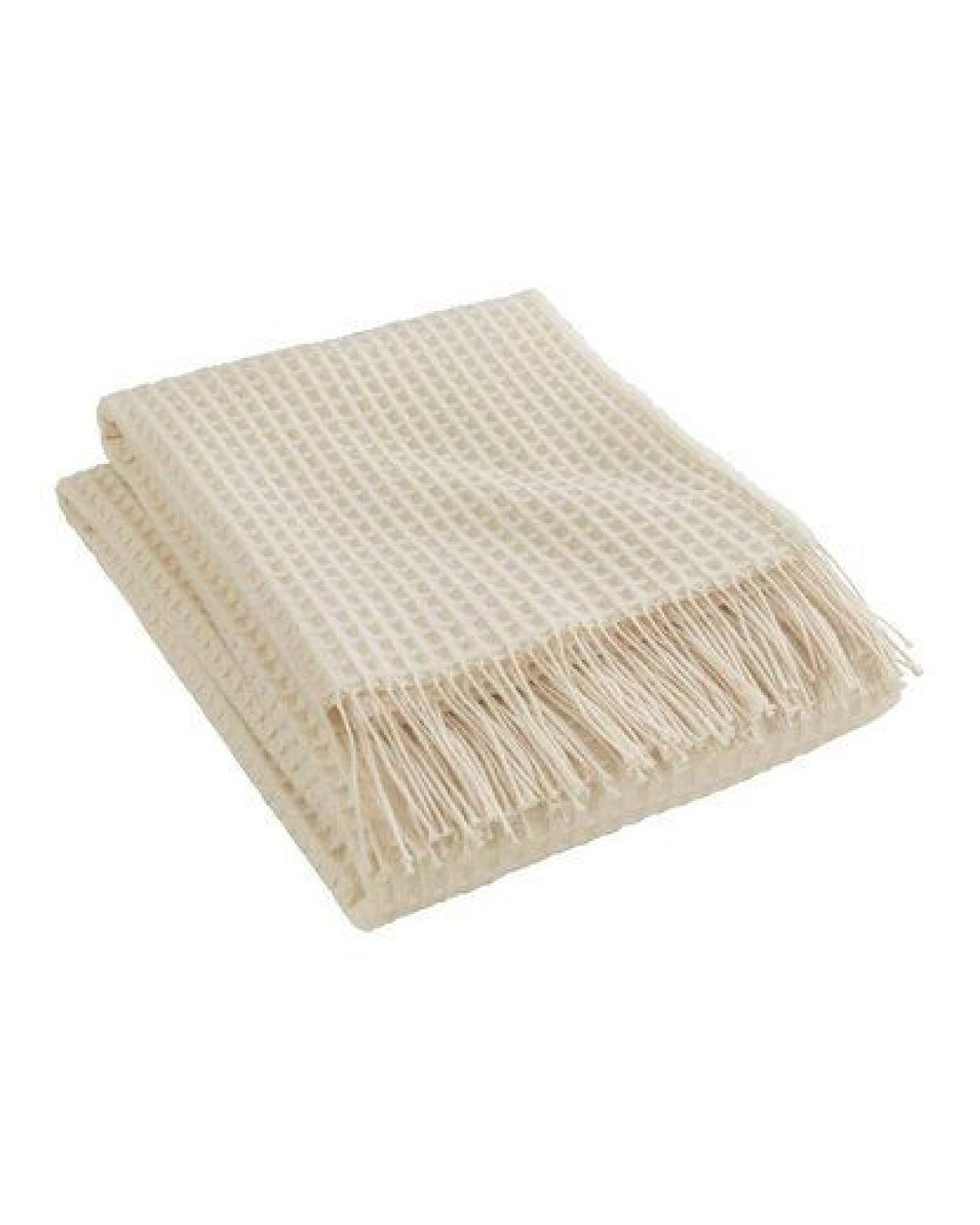 hessnatur Wollmix Waffle Plaid YARA aus Bio-Lambswool mit Bio-Baumwolle – Ansicht 2