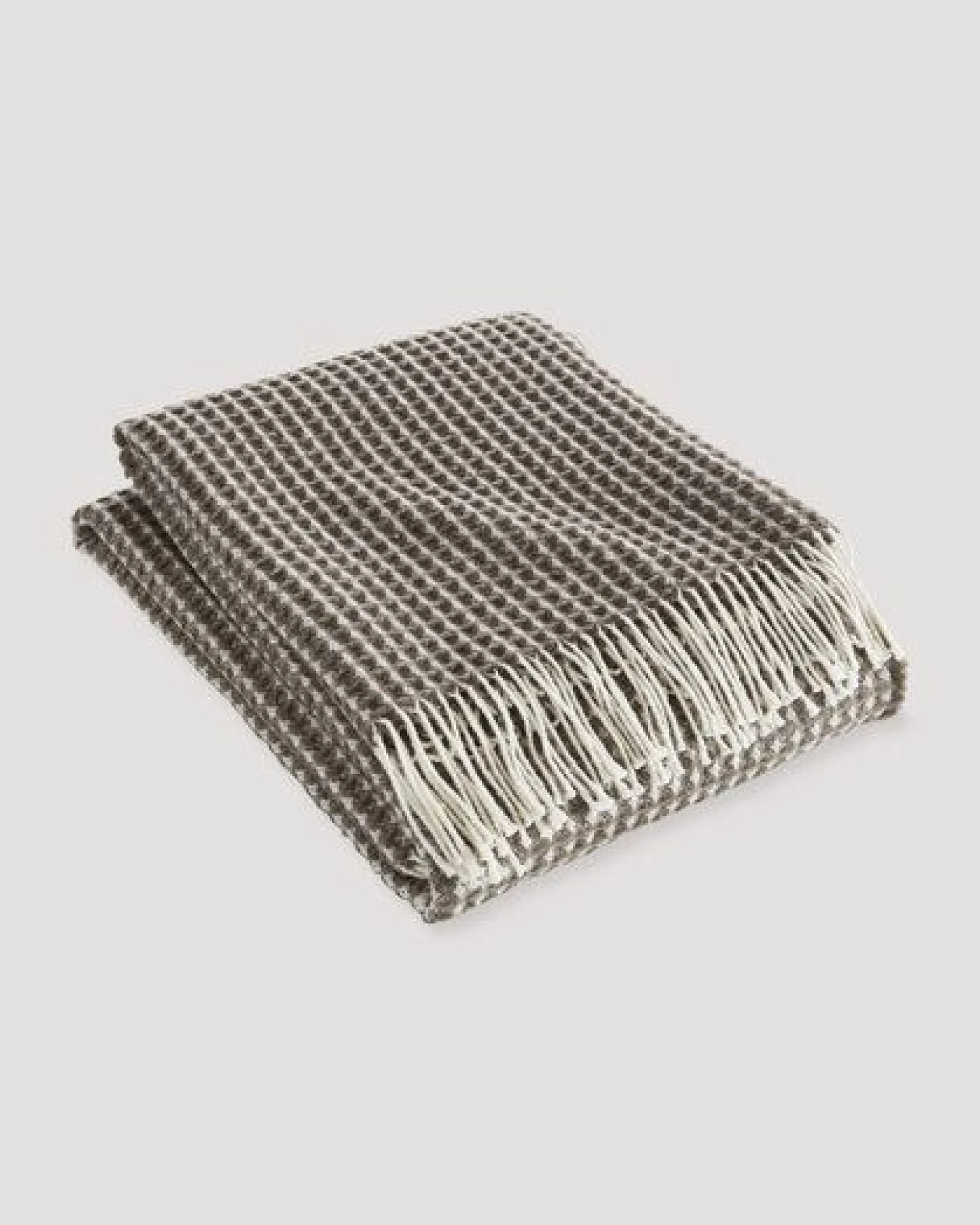 hessnatur Wollmix Waffle Plaid YARA aus Bio-Lambswool mit Bio-Baumwolle – Ansicht 3